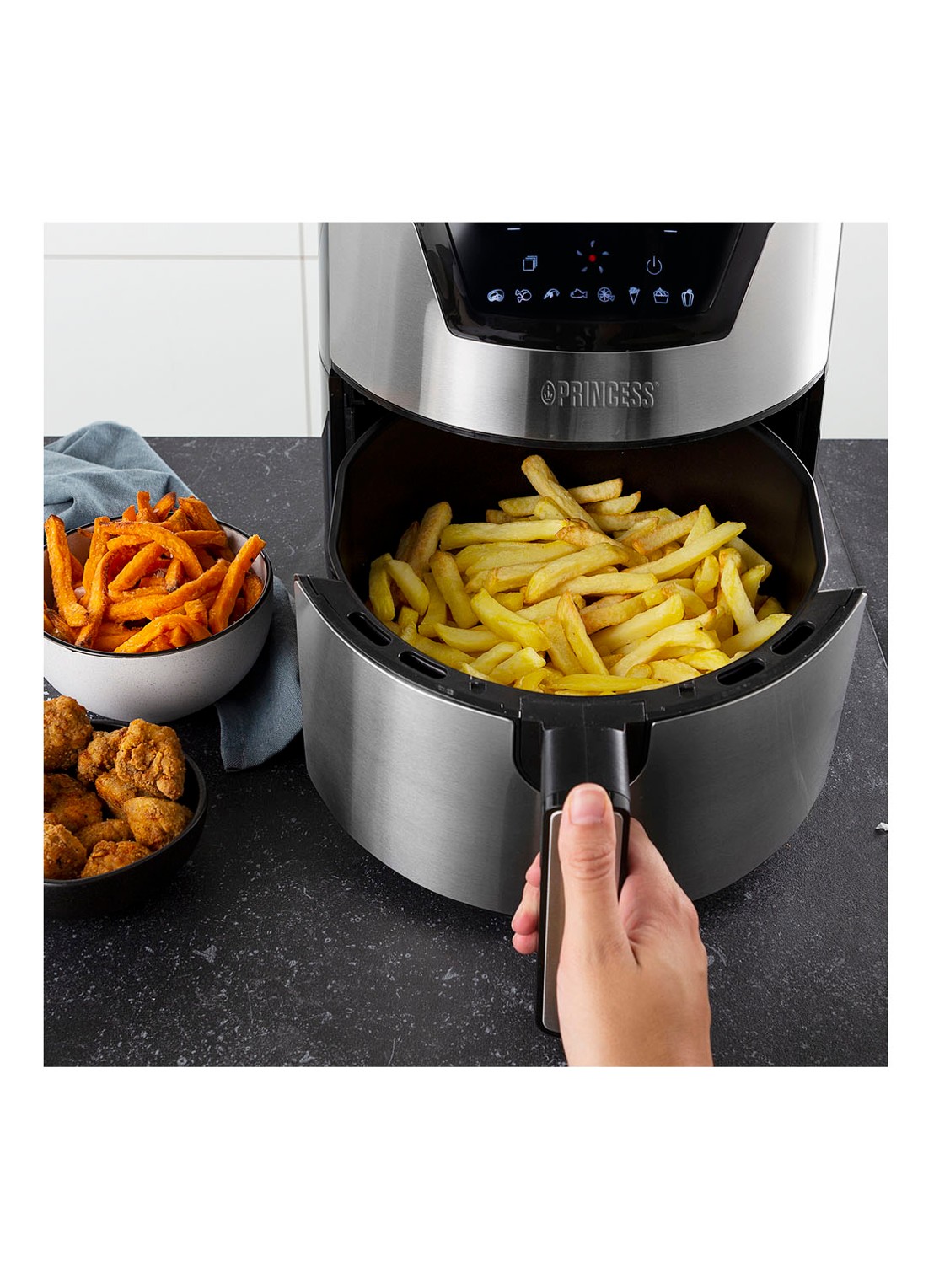 Princess Digitale Aerofryer XXL airfryer 182026 - detail 7 zilver