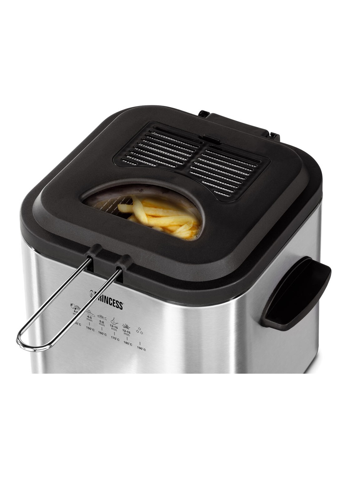 Princess Mini Friteuse & Fondue frituurpan 182611 - detail 3 zilver