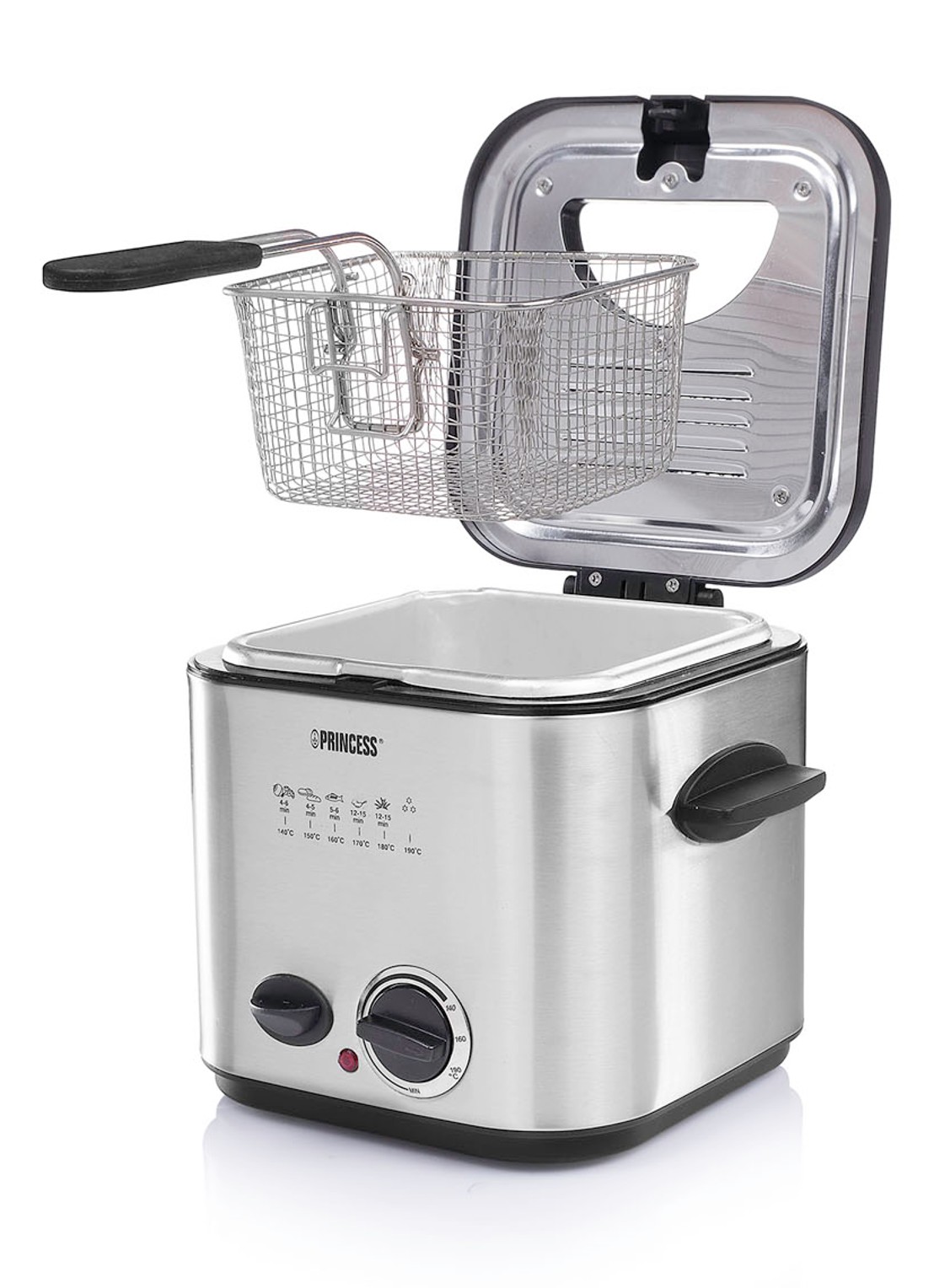 Princess Mini Friteuse & Fondue frituurpan 182611 - detail 5 zilver