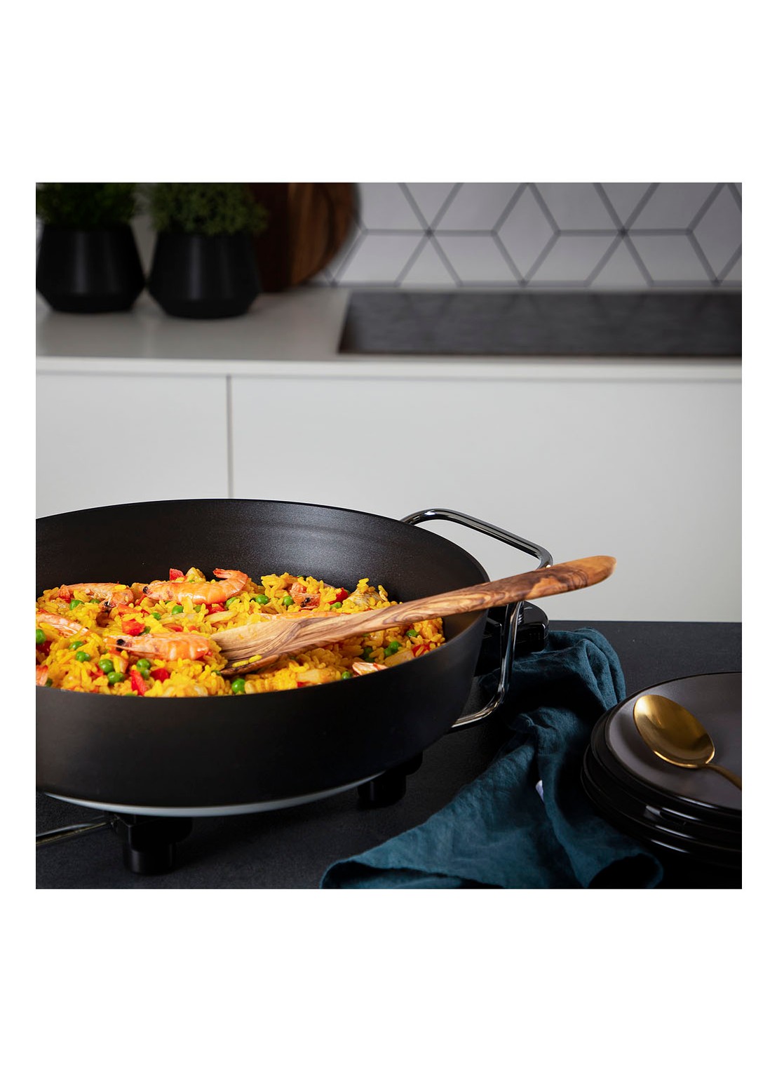 Princess Multi Wonder Chef Pro grillpan 35,5 cm - detail 7 zwart