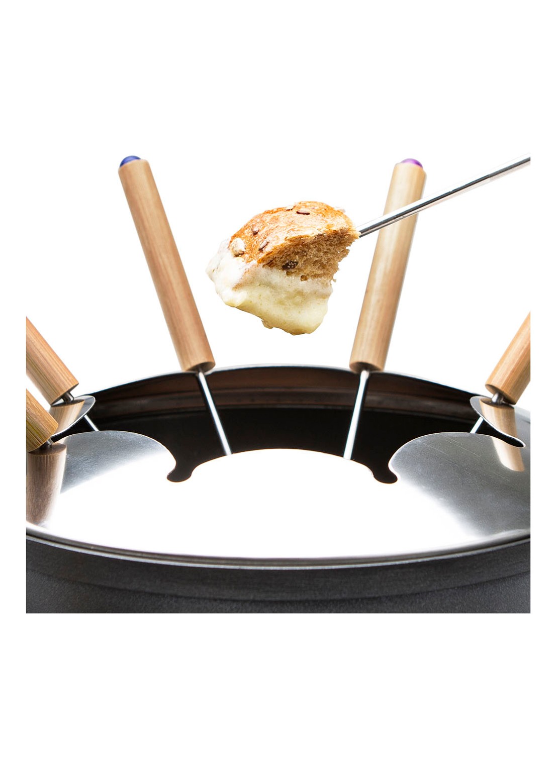 Princess Pure fonduesstel 40,5 x 39,5 cm 173025 - detail 5 zwart