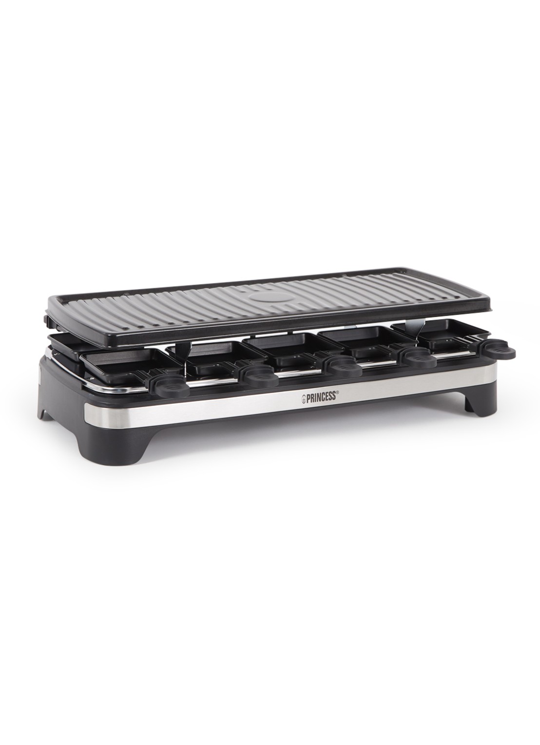 Princess Raclette 10 gourmetstel 162650 - voorkant zwart