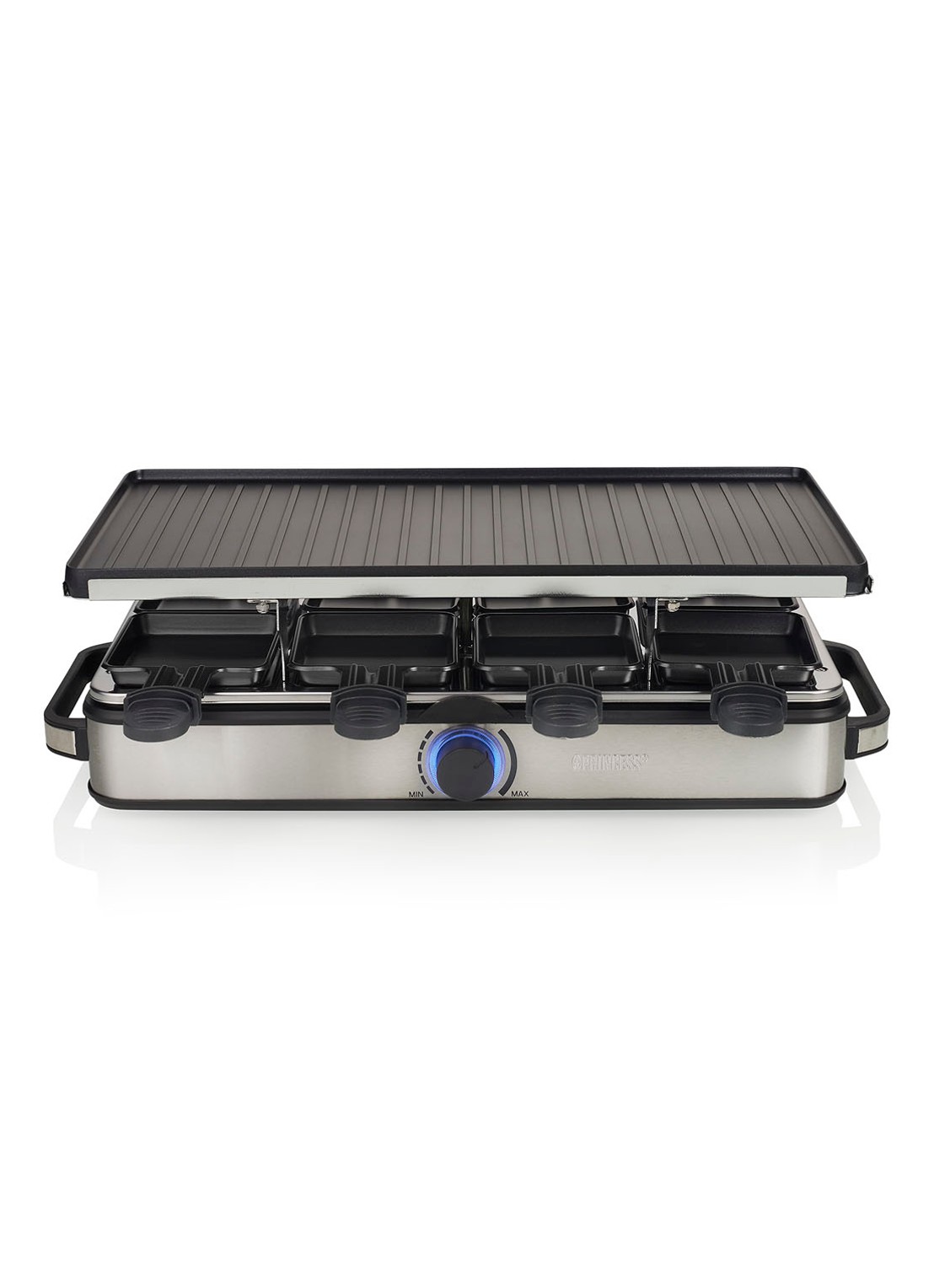 Princess Raclette 8 Grill Deluxe gourmetstel 162645 - detail 5 zilver
