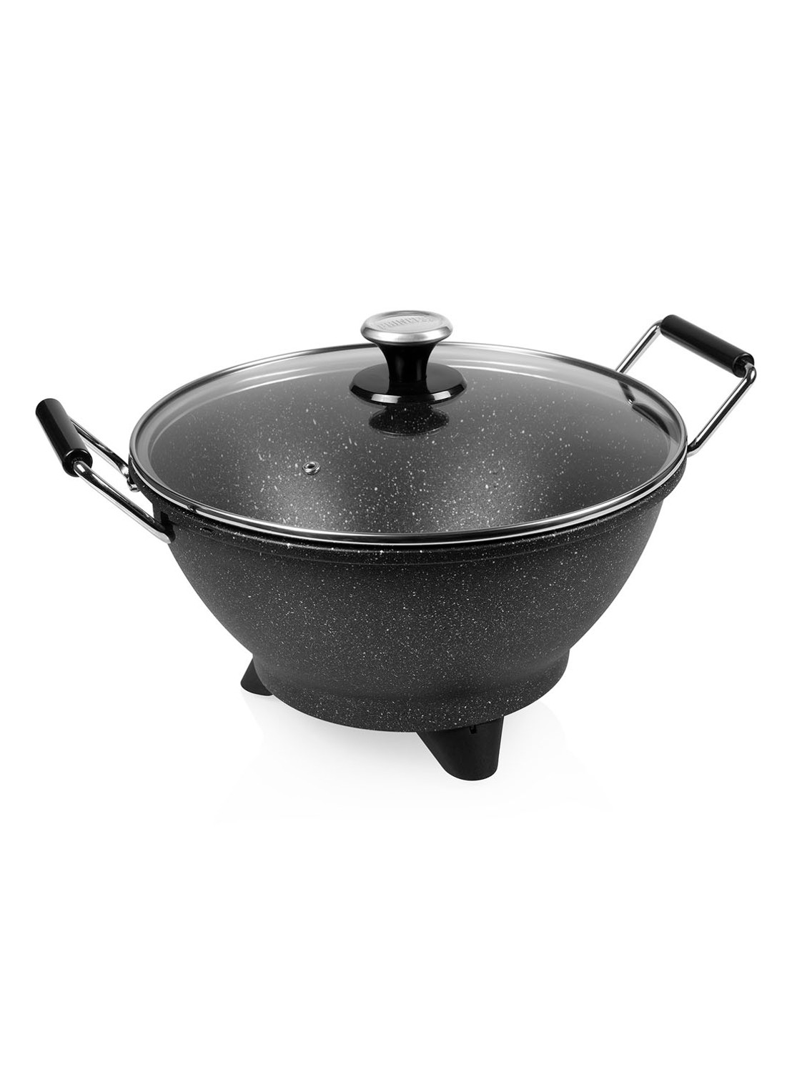 Princess Stir-Fry Elektrische wokpan 40 cm 162389 - voorkant zwart