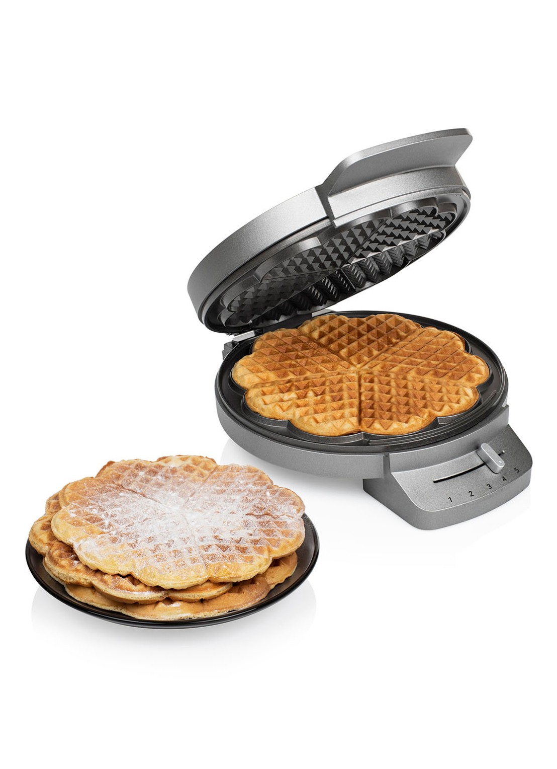 Princess Wafelmaker DeLuxe wafelijzer 132380 - detail 5 zwart