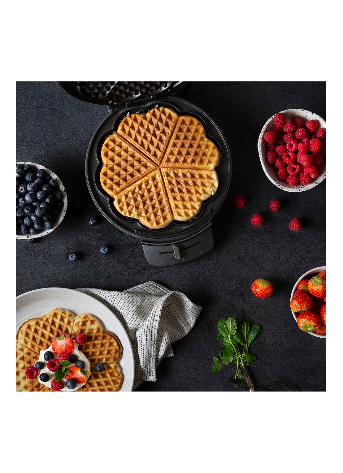 Princess Wafelmaker DeLuxe wafelijzer 132380 - detail 7 zwart