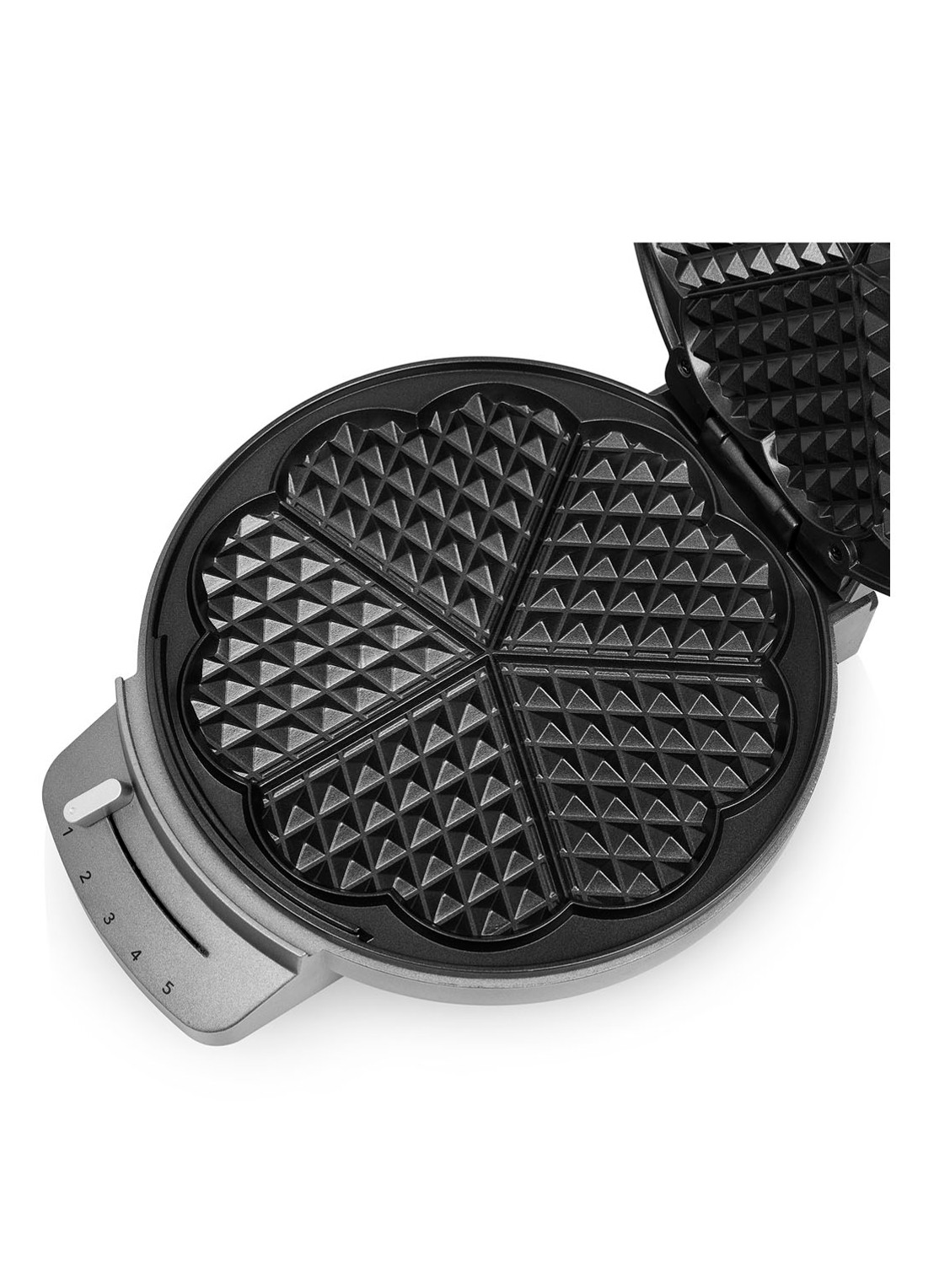 Princess Wafelmaker DeLuxe wafelijzer 132380 - voorkant 2 zwart