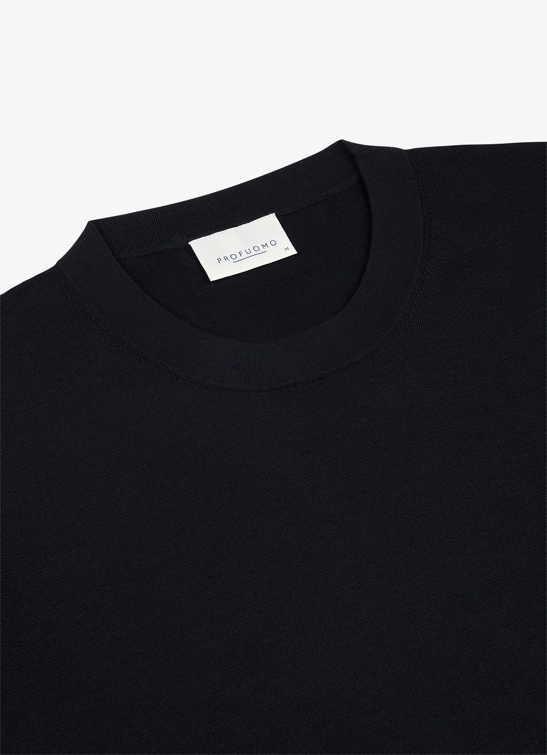 Profuomo Aero ease T-shirt met stretch - detail 2 donkerblauw