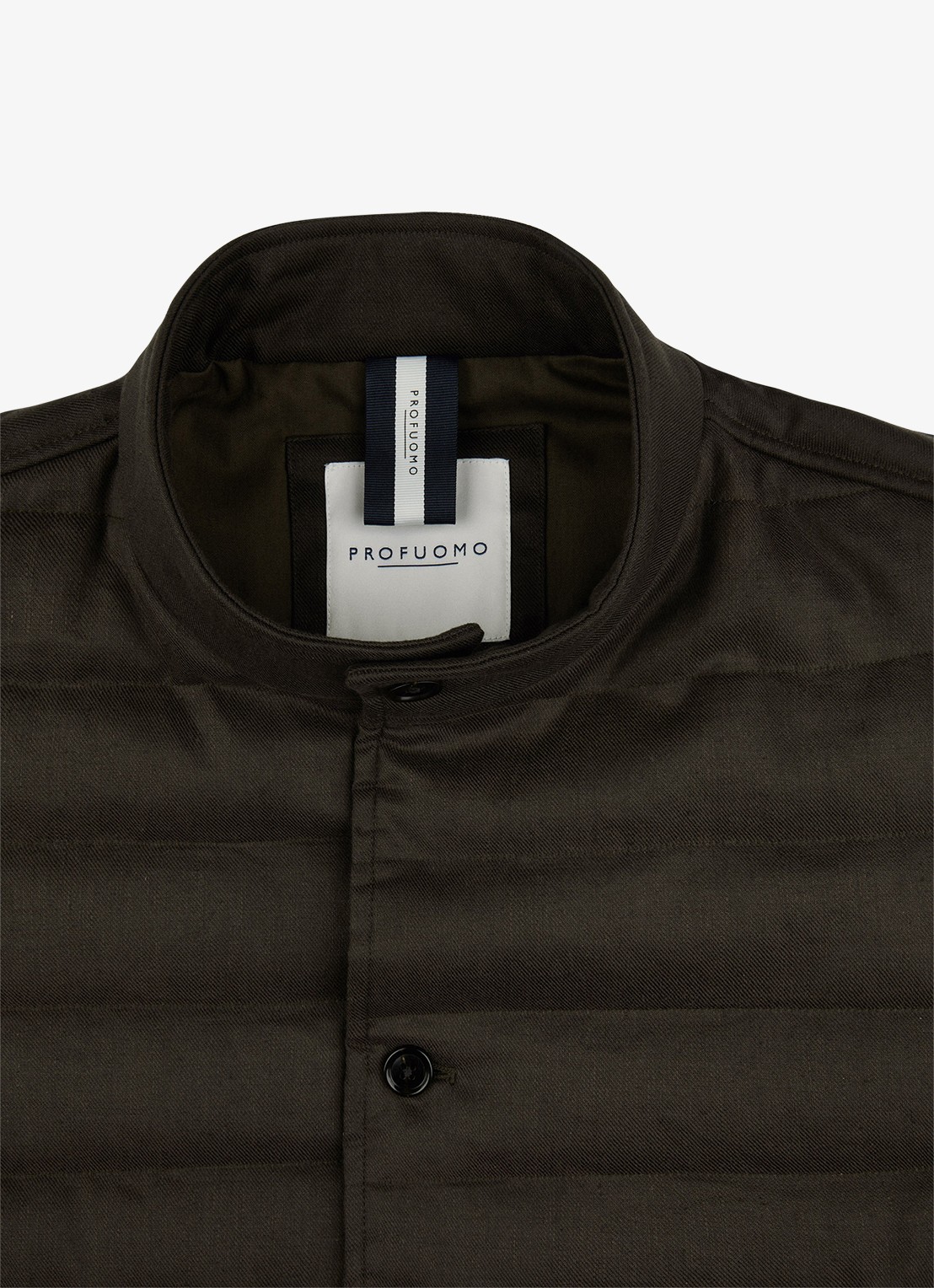 Profuomo Bodywarmer in linnenblend met steekzakken - detail 4 donkerbruin