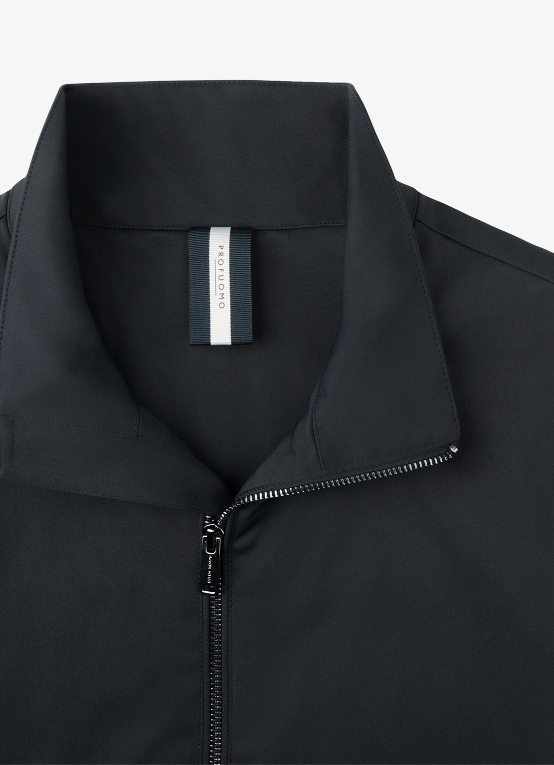 Profuomo Bodywarmer met magneetsluiting - detail 6 donkerblauw