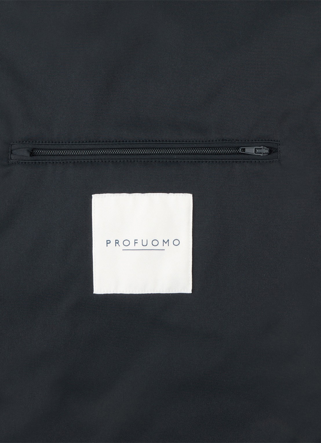 Profuomo Bodywarmer met magneetsluiting - detail 7 donkerblauw