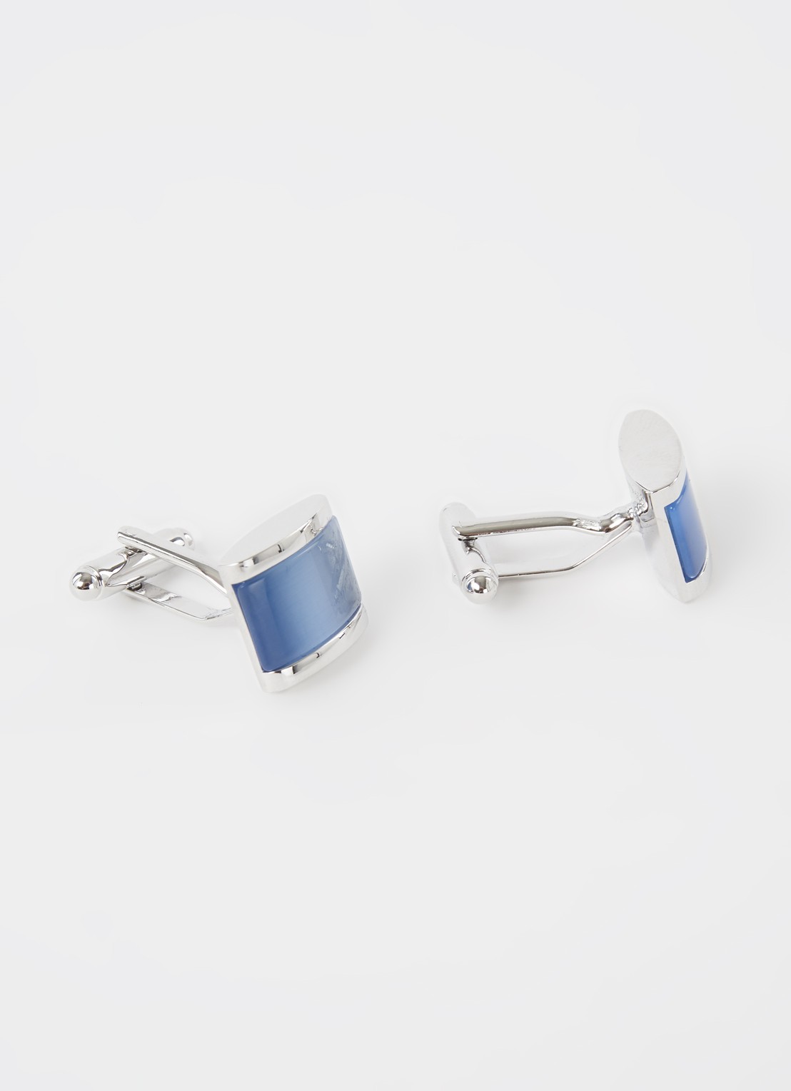 Profuomo Cat's Eye manchetknopen - detail blauw