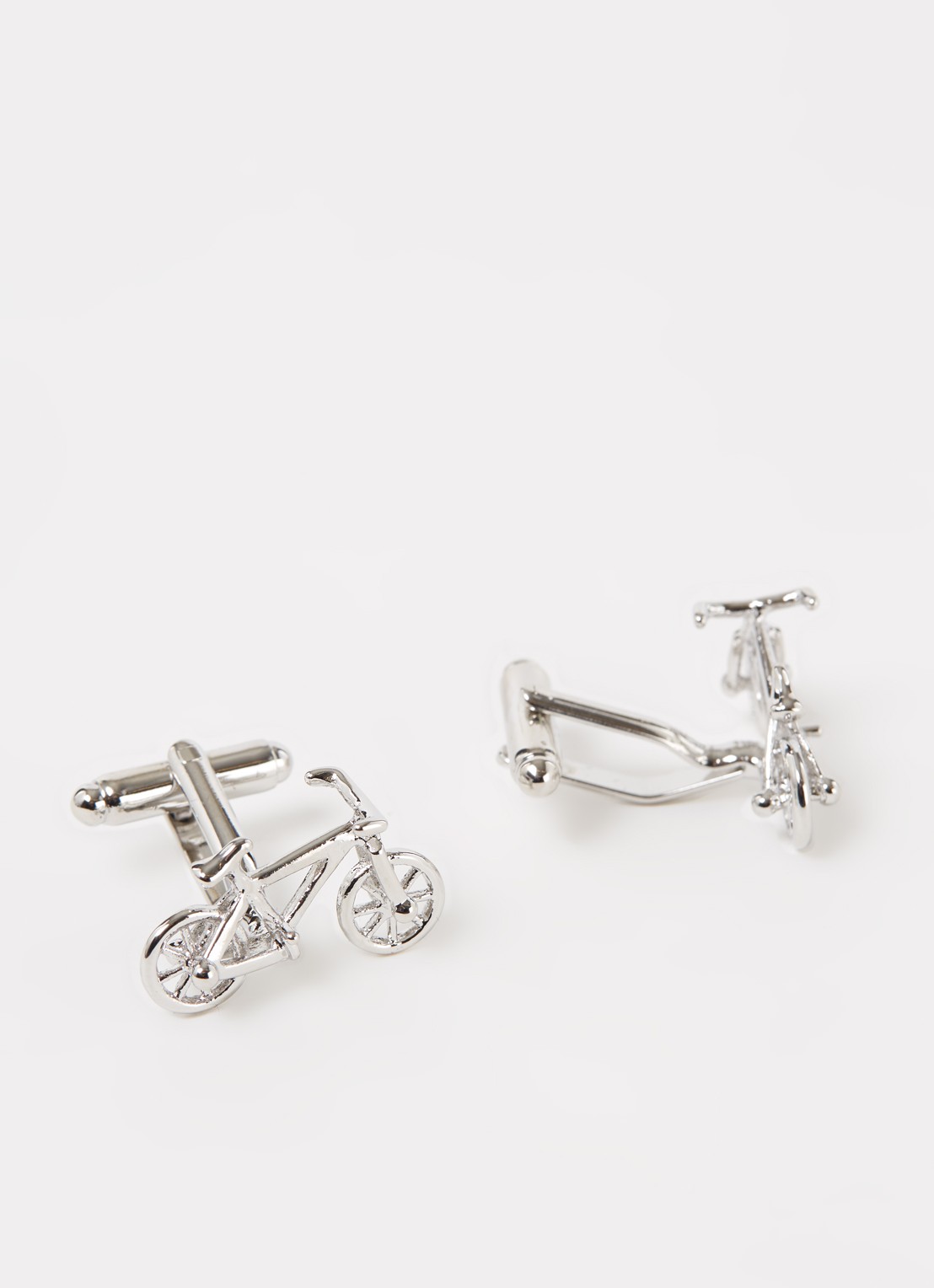 Profuomo Fiets manchetknopen - detail 3 zilver