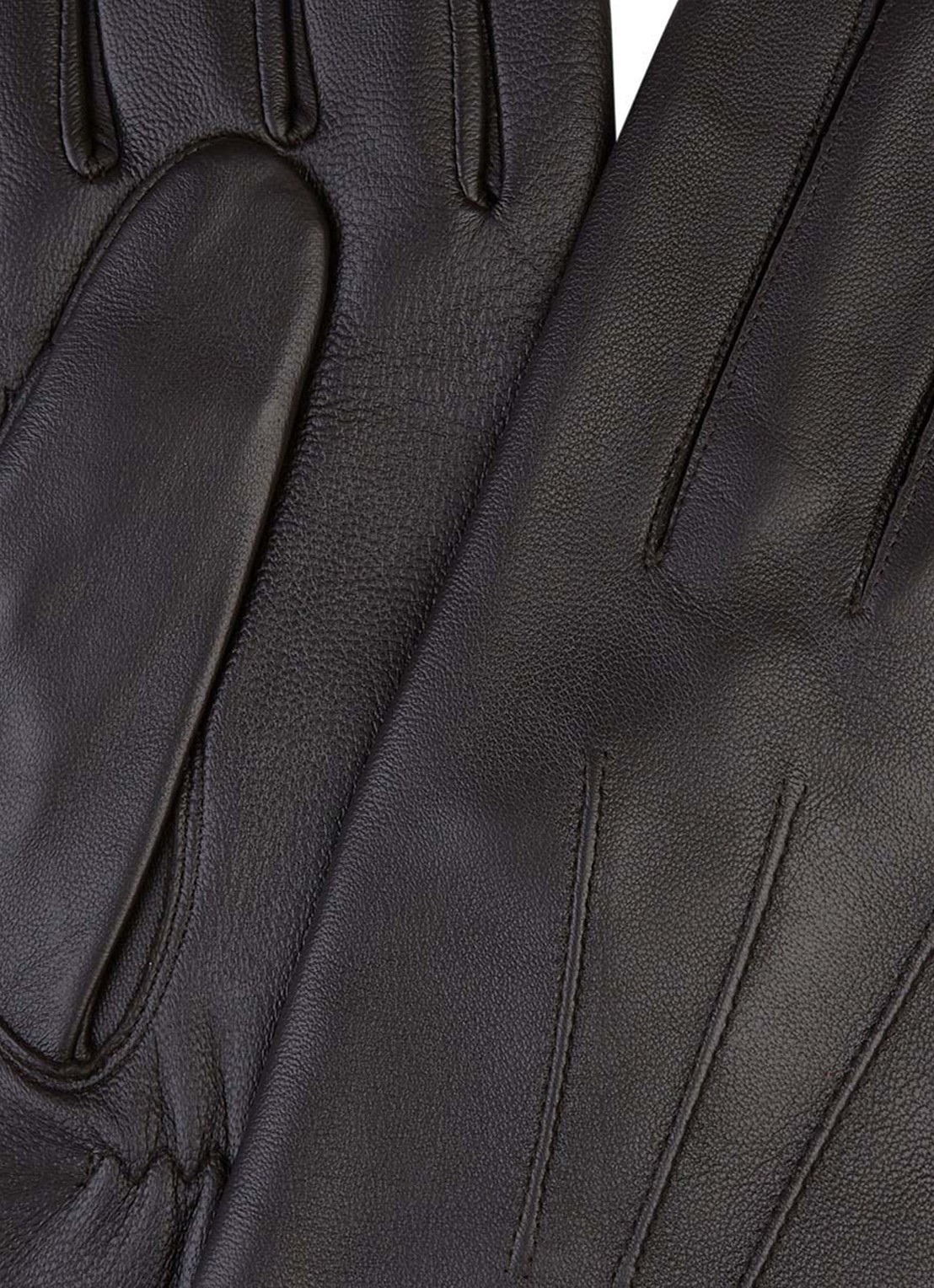 Profuomo Handschoen van leer - detail 2 bruin