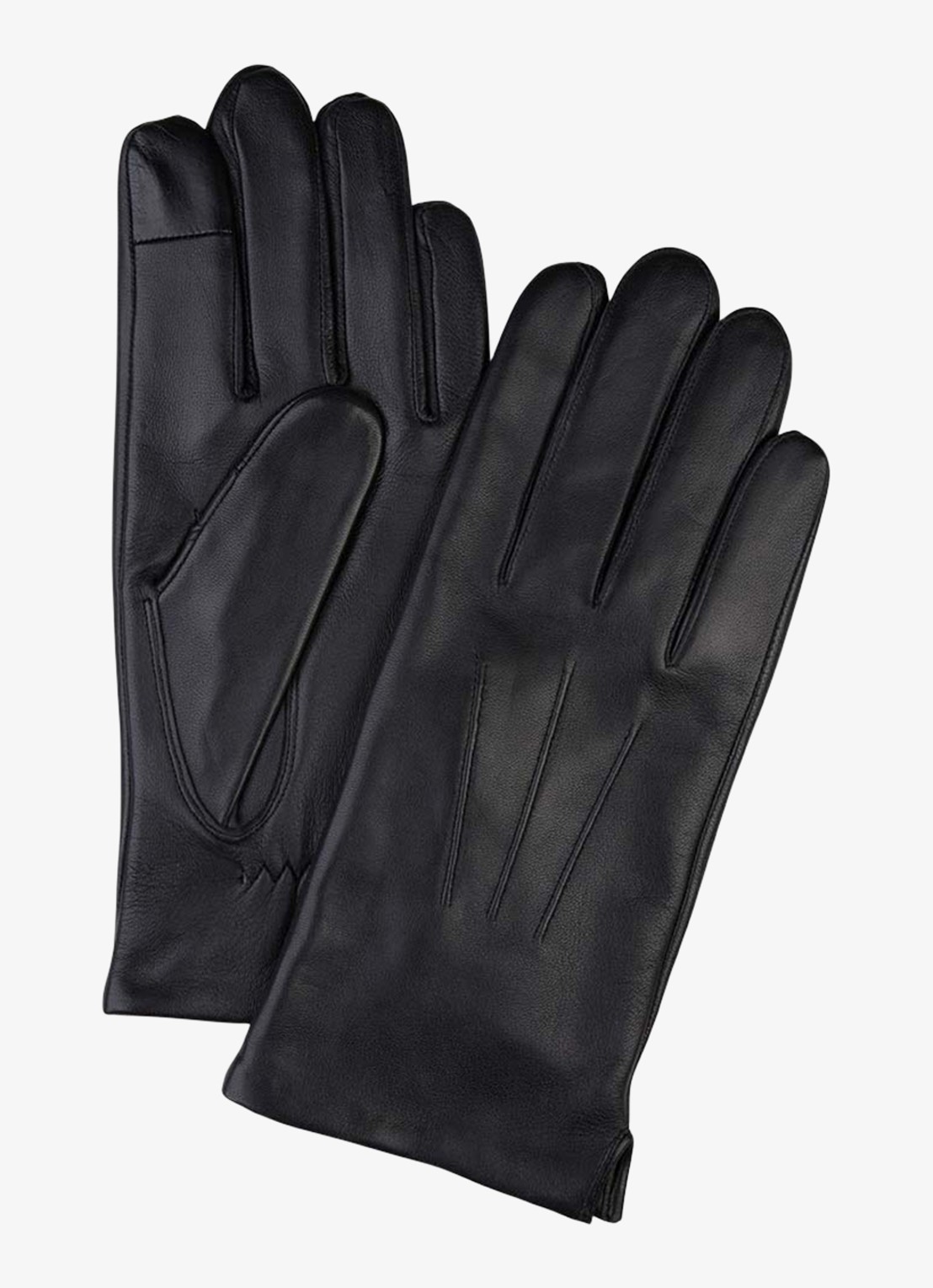 Profuomo Handschoenen van leer - voorkant beige