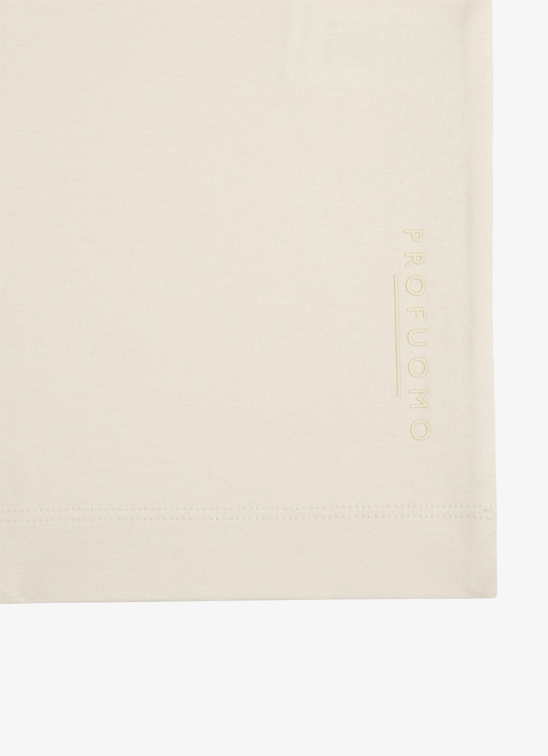 Profuomo Luxury T-shirt met stretch - detail 3 wit
