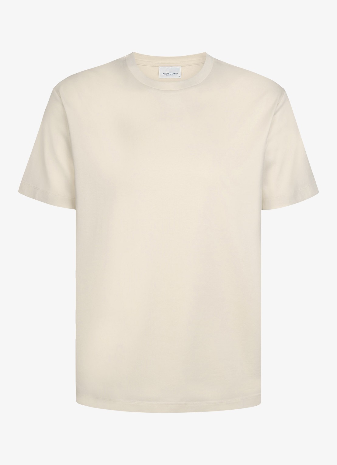 Profuomo Luxury T-shirt met stretch - voorkant 6 wit
