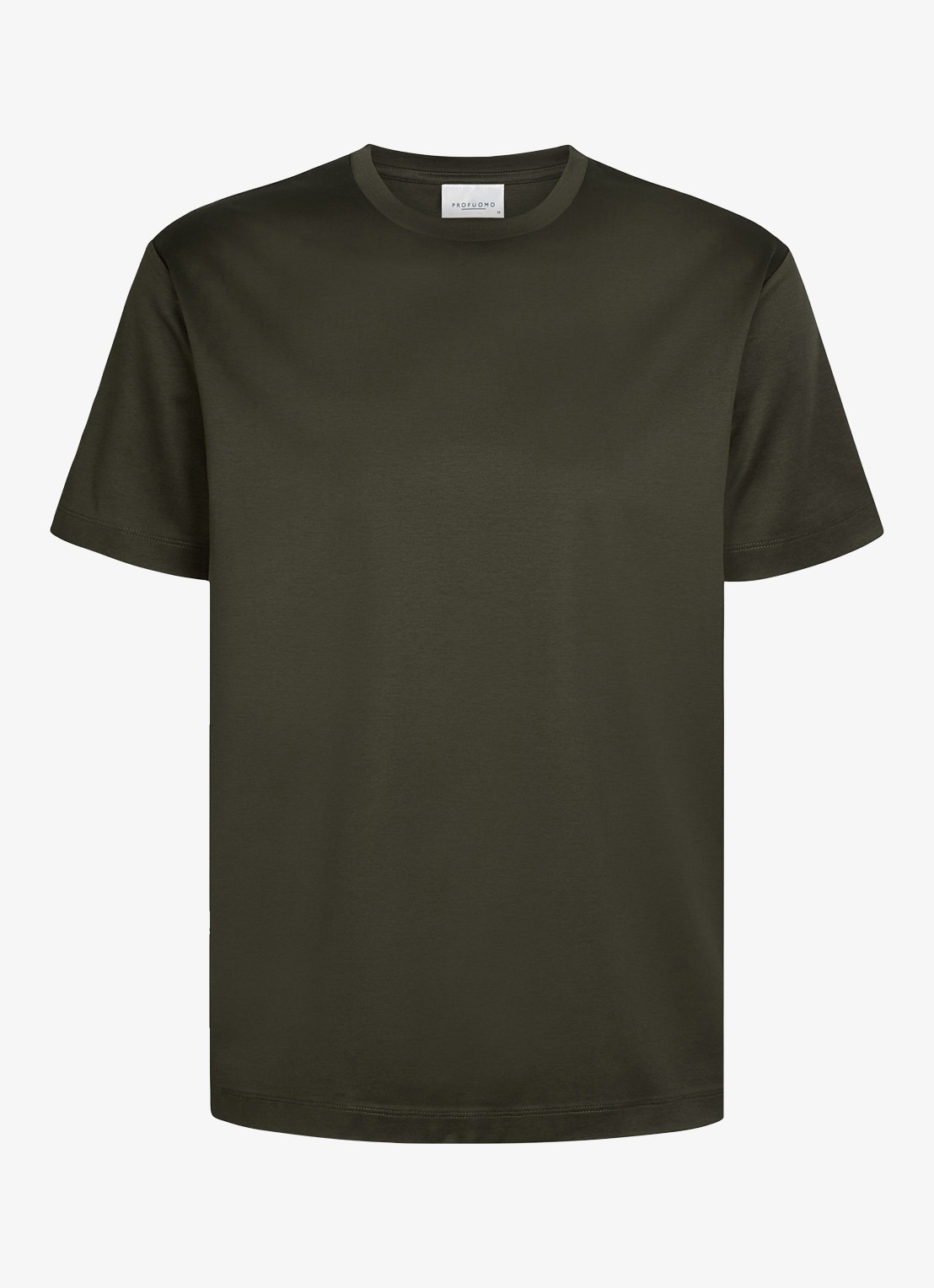 Profuomo Luxury T-shirt met stretch - voorkant groen