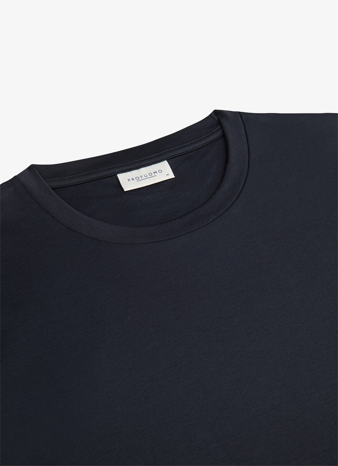 Profuomo Luxury T-shirt met stretch - detail 2 donkerblauw