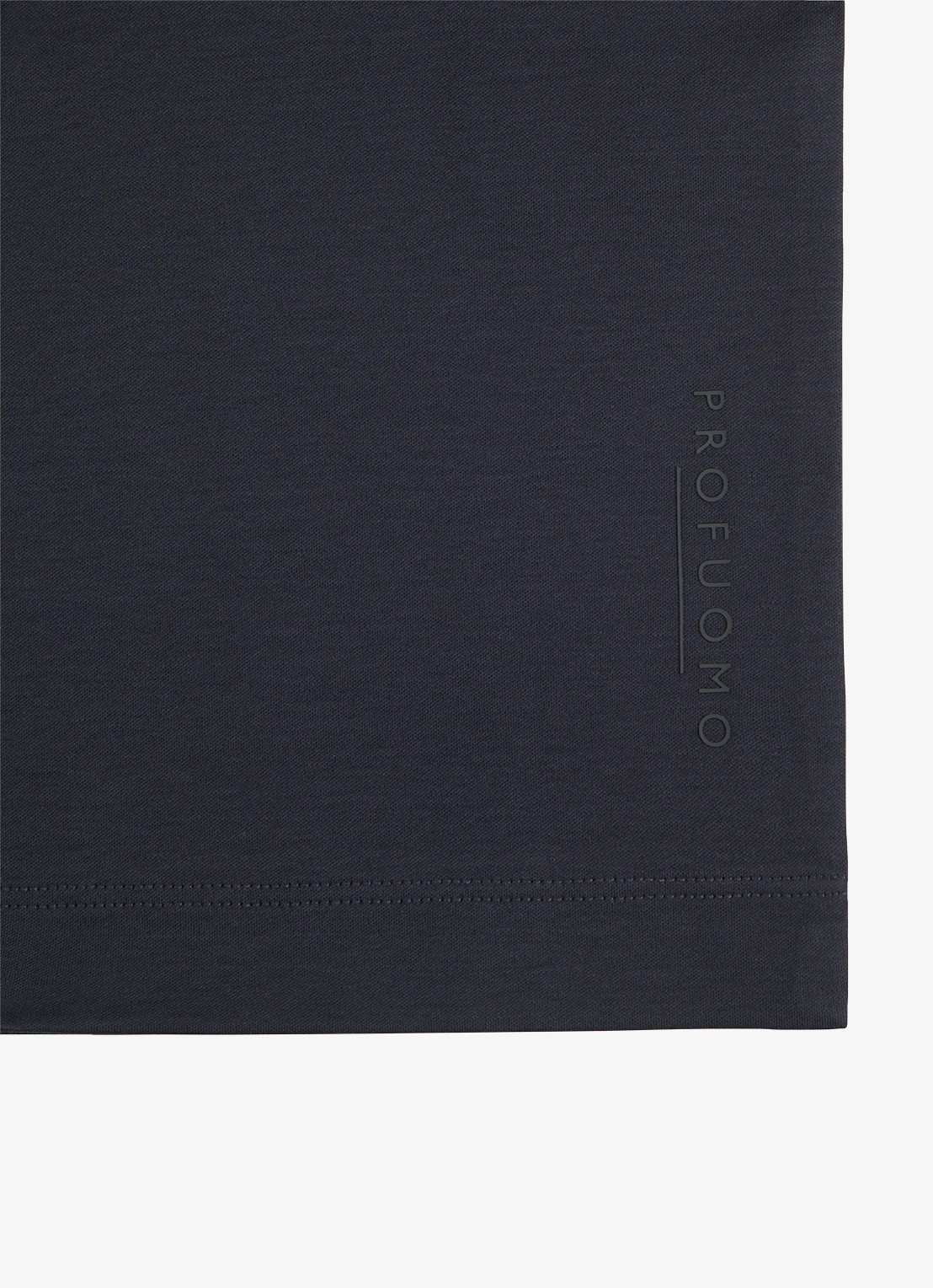 Profuomo Luxury T-shirt met stretch - detail 3 donkerblauw