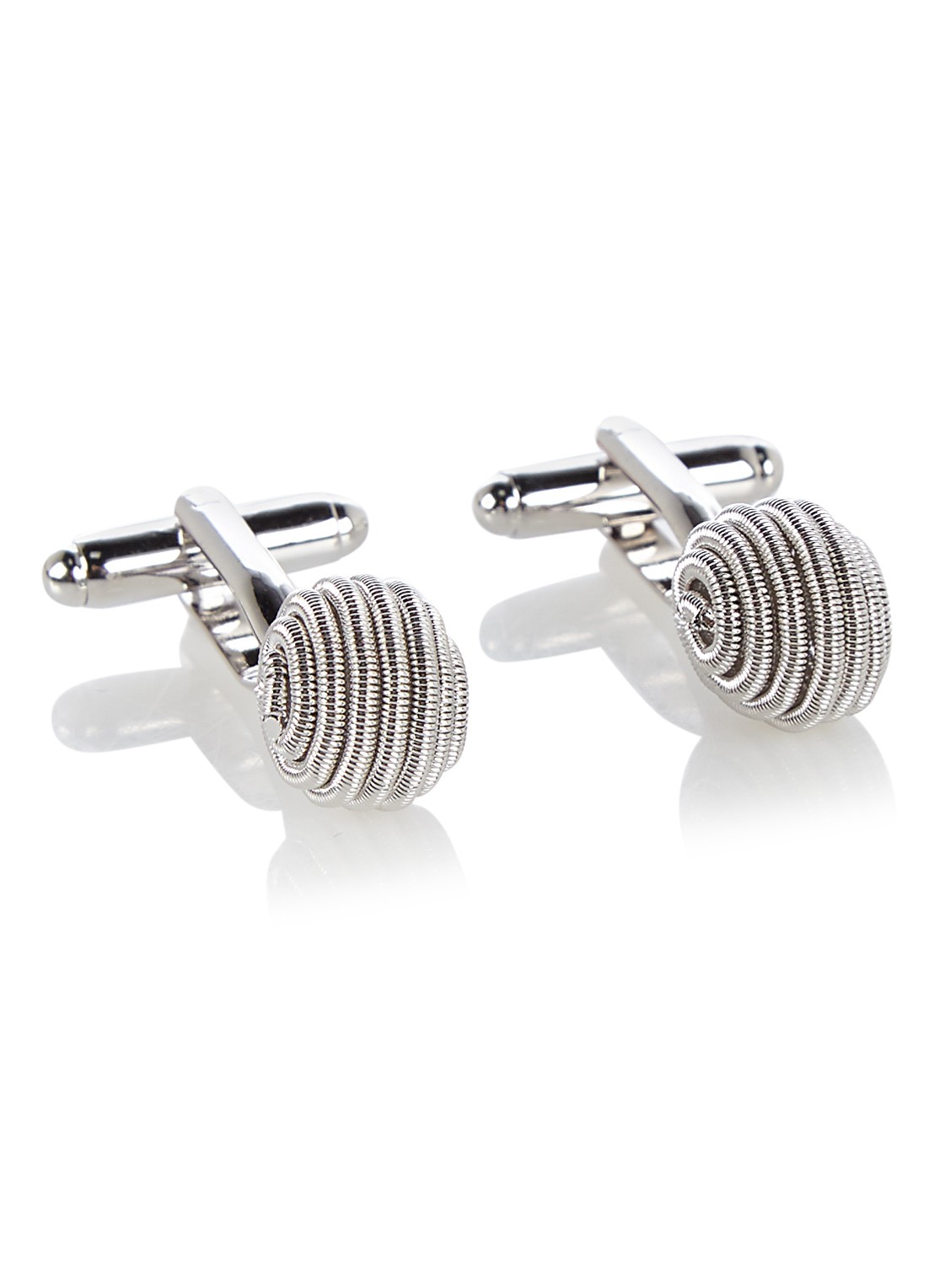 Profuomo Manchetknopen - voorkant 2 zilver