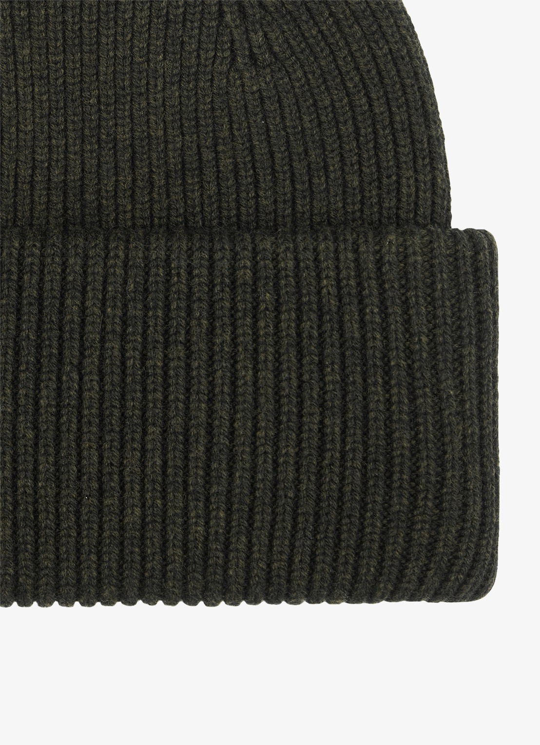 Profuomo Muts in wolblend - detail groen