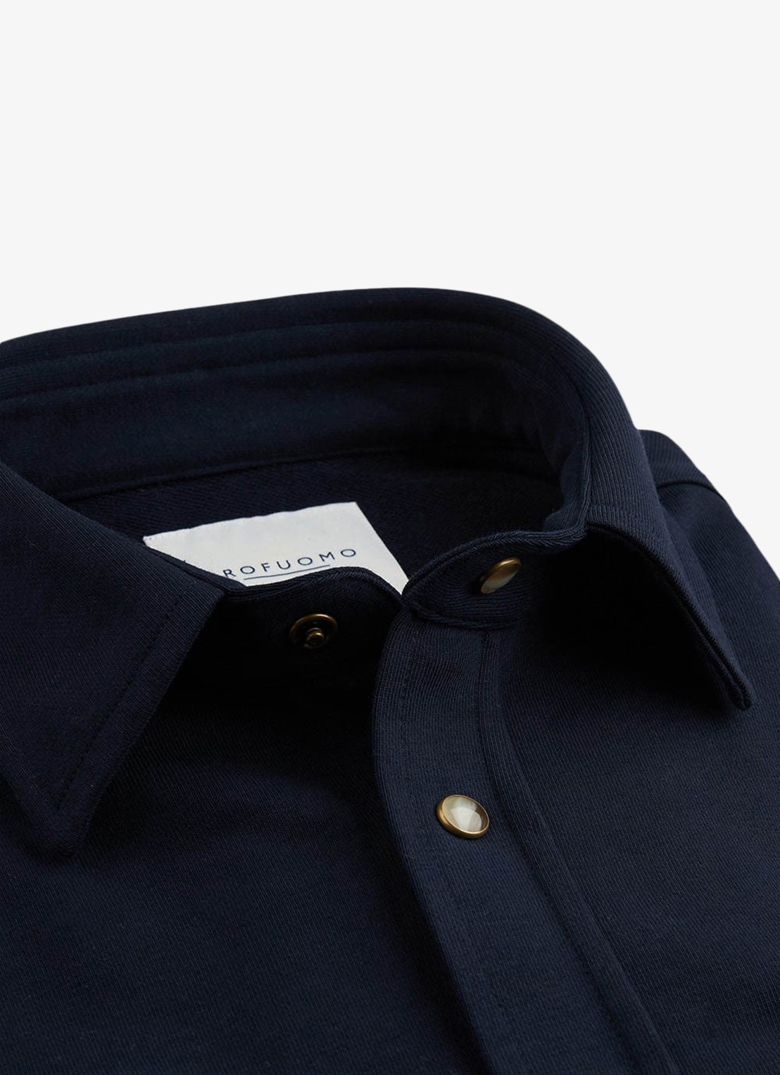 Profuomo Overshirt met borstzakken - detail 5 blauw
