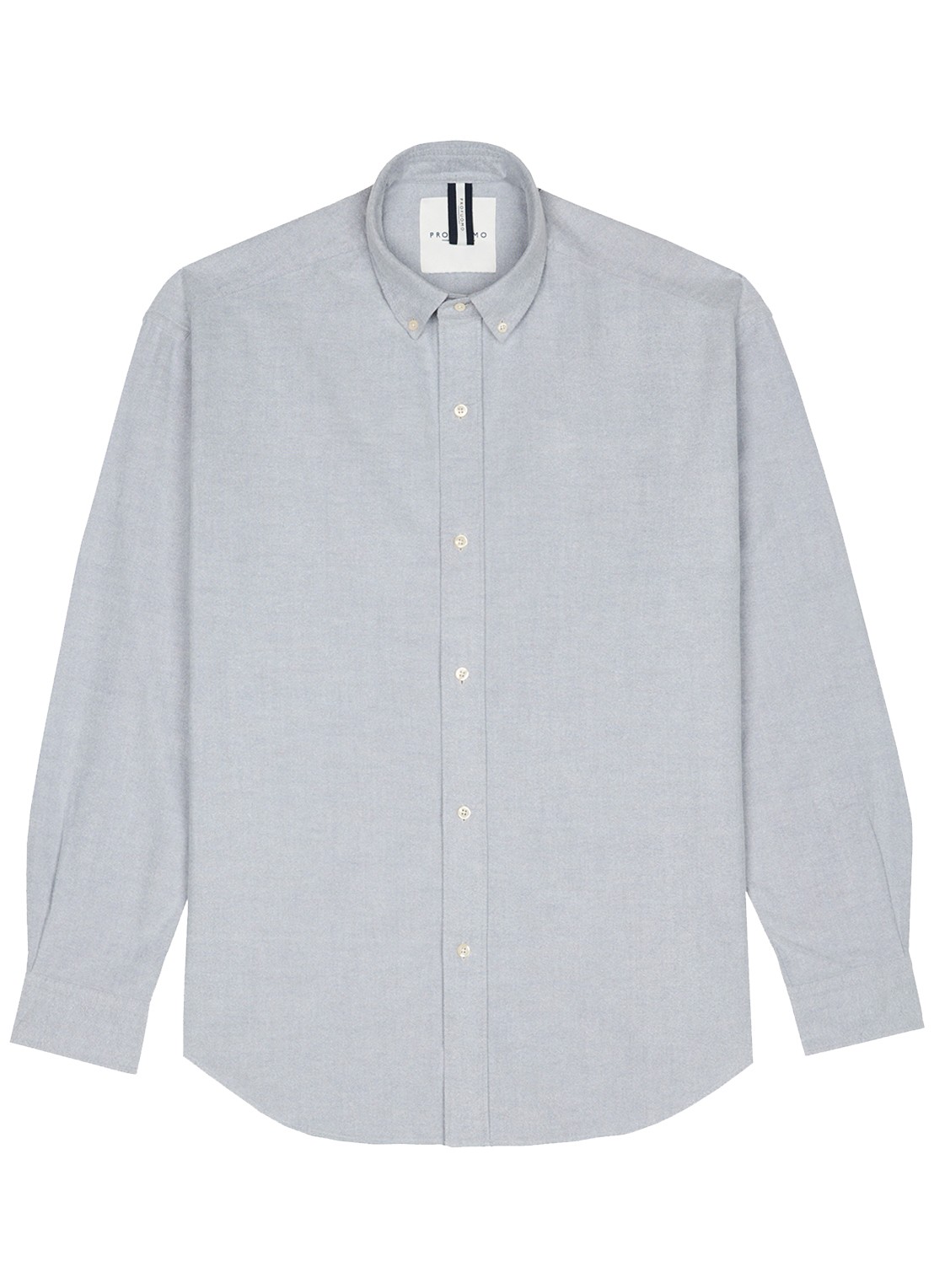 Profuomo Oxford comfort fit overhemd met button down kraag - voorkant 4 blauw