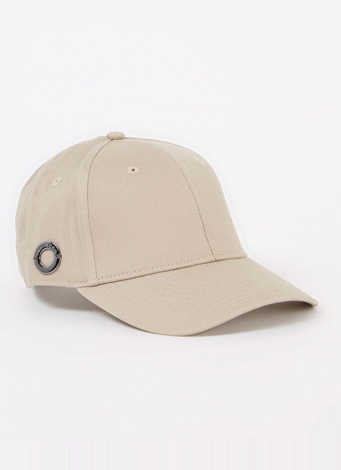 Profuomo Pet met logo - voorkant donkerbeige