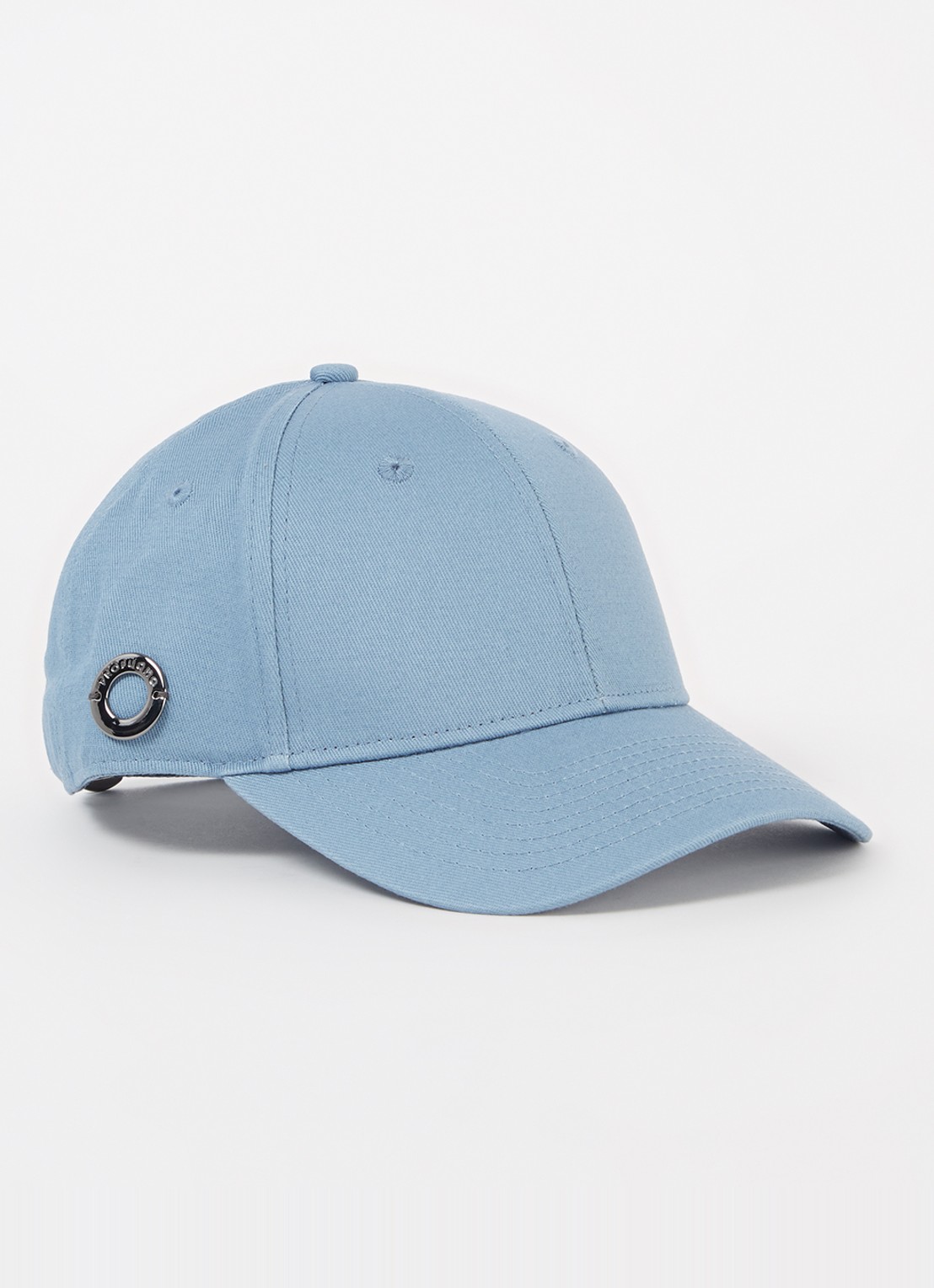 Profuomo Pet met logo - voorkant staalblauw