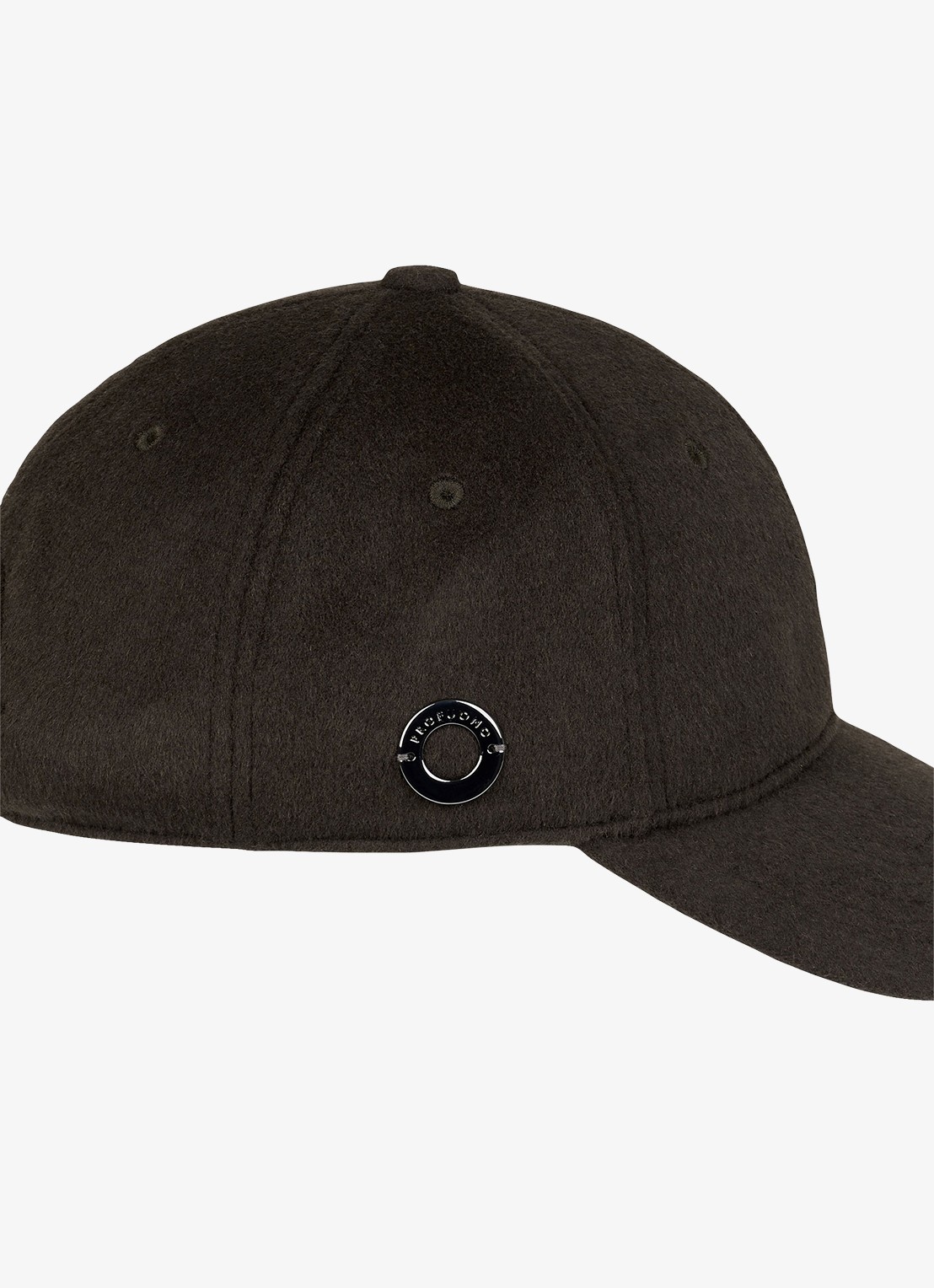 Profuomo Pet van wol - detail 2 donkerbruin