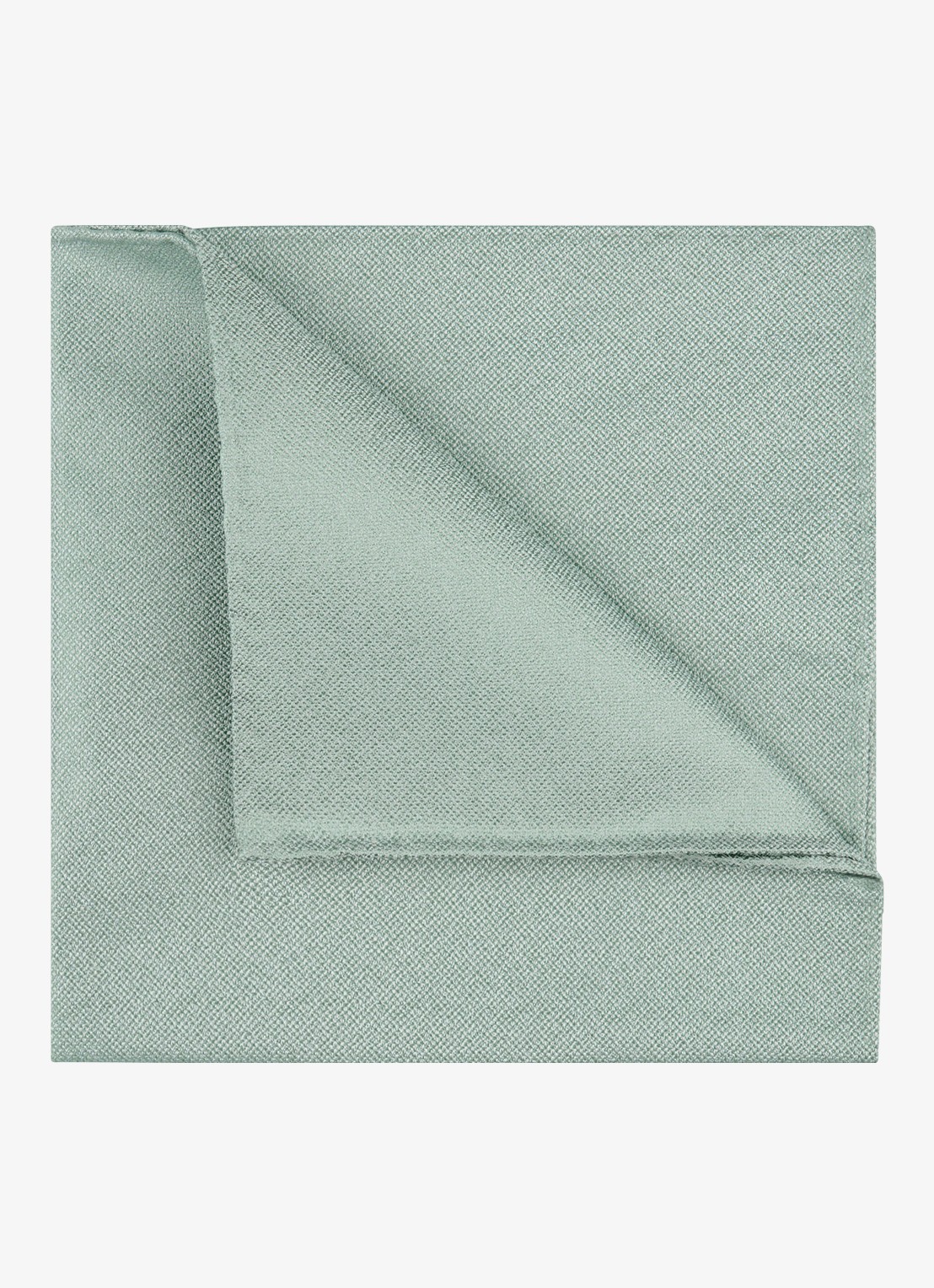 Profuomo Pochet van zijde - detail groen