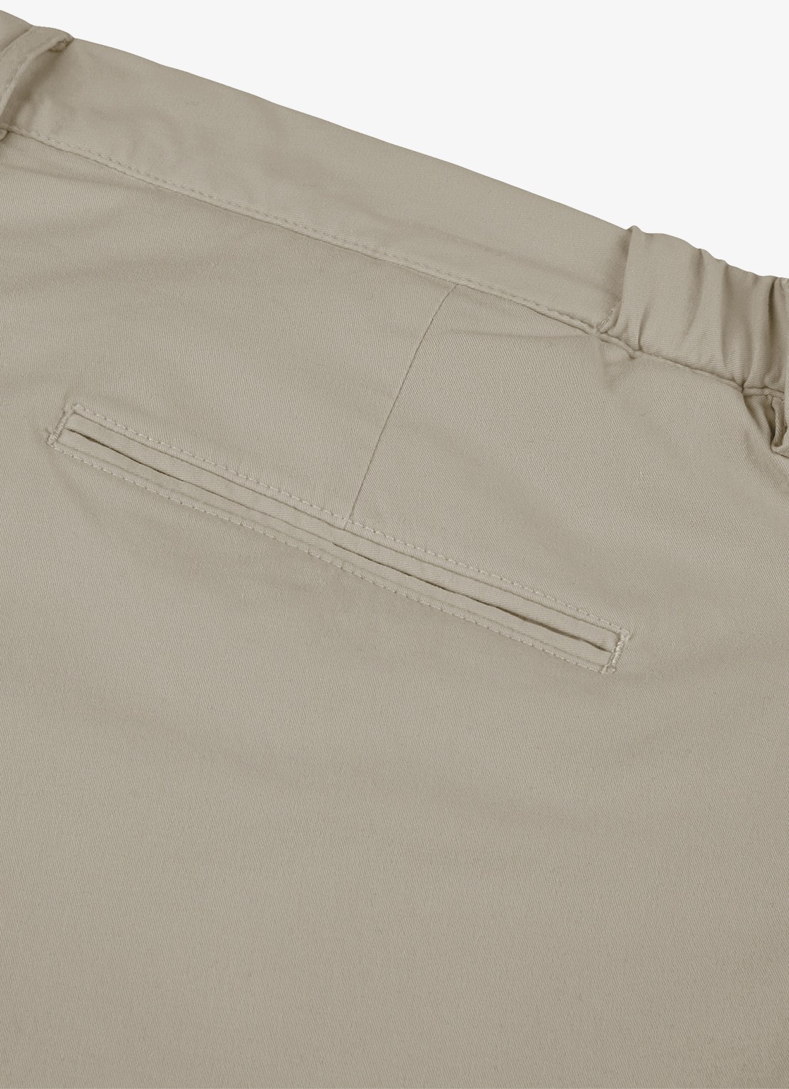 Profuomo Regular fit chino met steekzakken en stretch - detail 2 beige