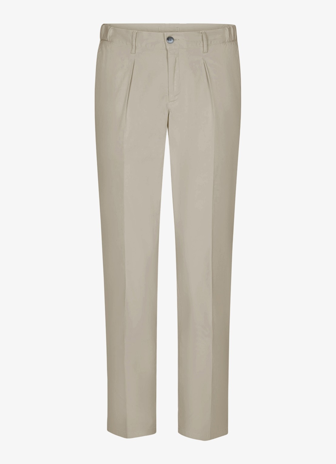 Profuomo Regular fit chino met steekzakken en stretch - voorkant 5 beige