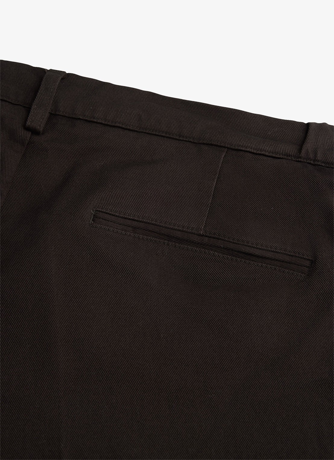 Profuomo Regular fit chino met steekzakken en stretch - detail 5 donkerbruin