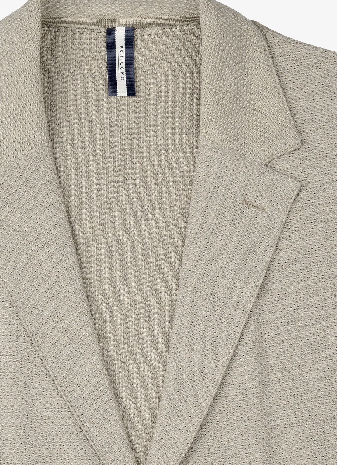 Profuomo Regular fit colbert met structuur - detail 3 gebroken wit