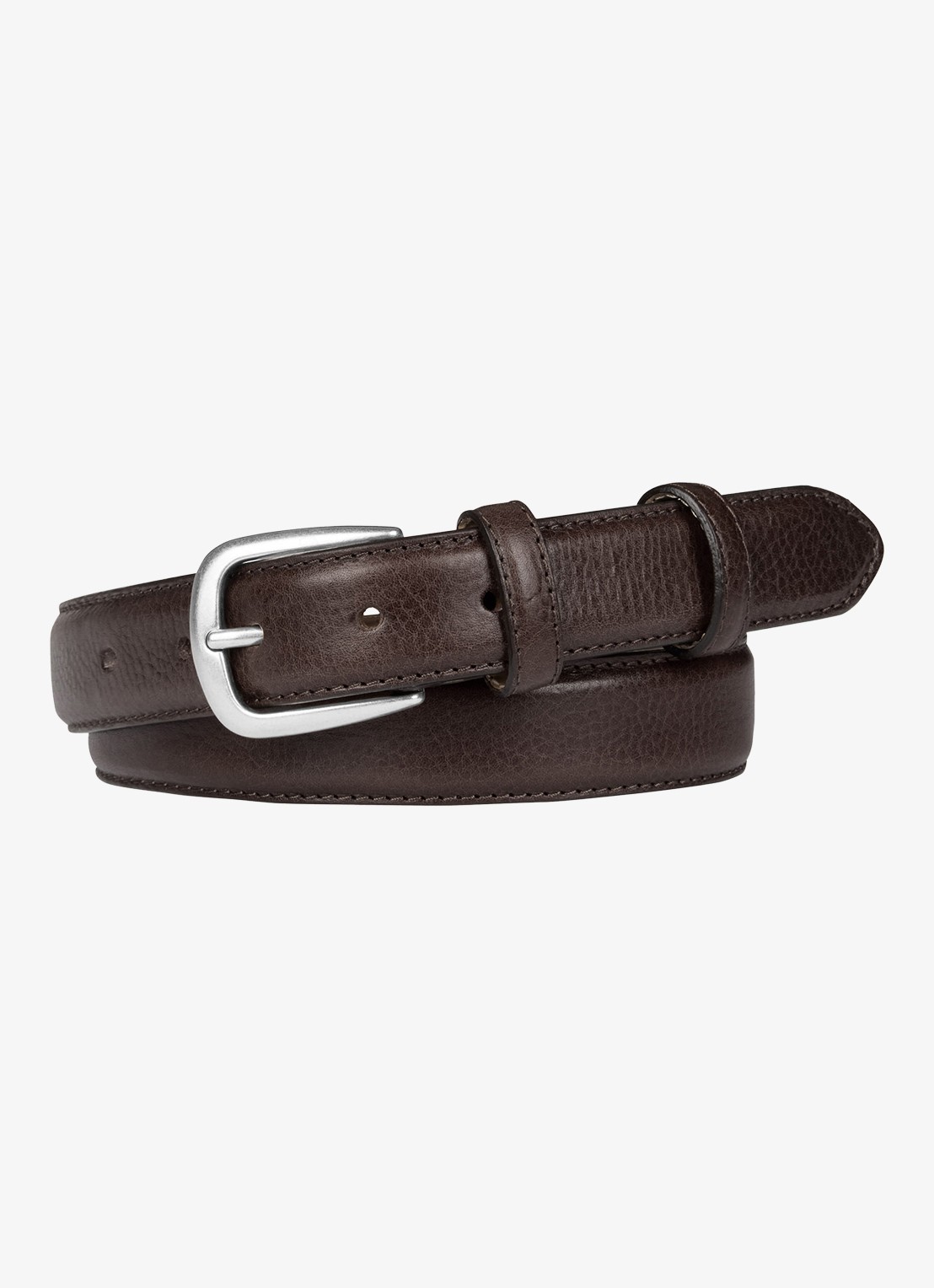 Profuomo Riem van leer - voorkant donkerbruin
