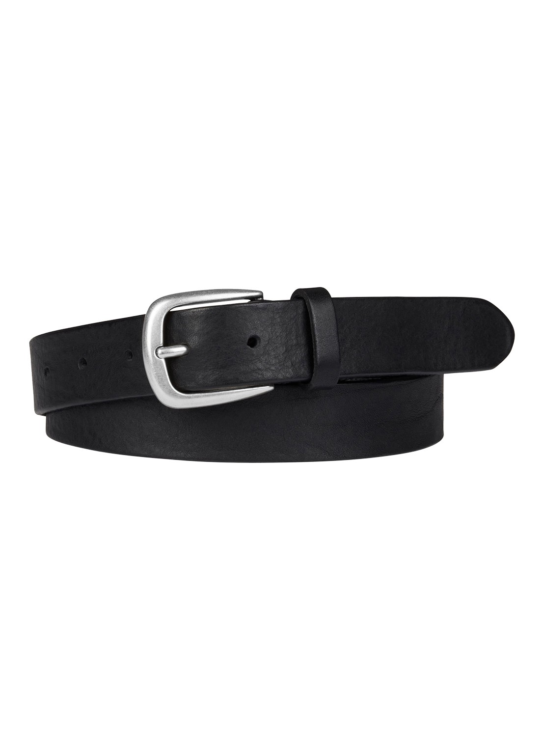 Profuomo Riem van leer - voorkant zwart