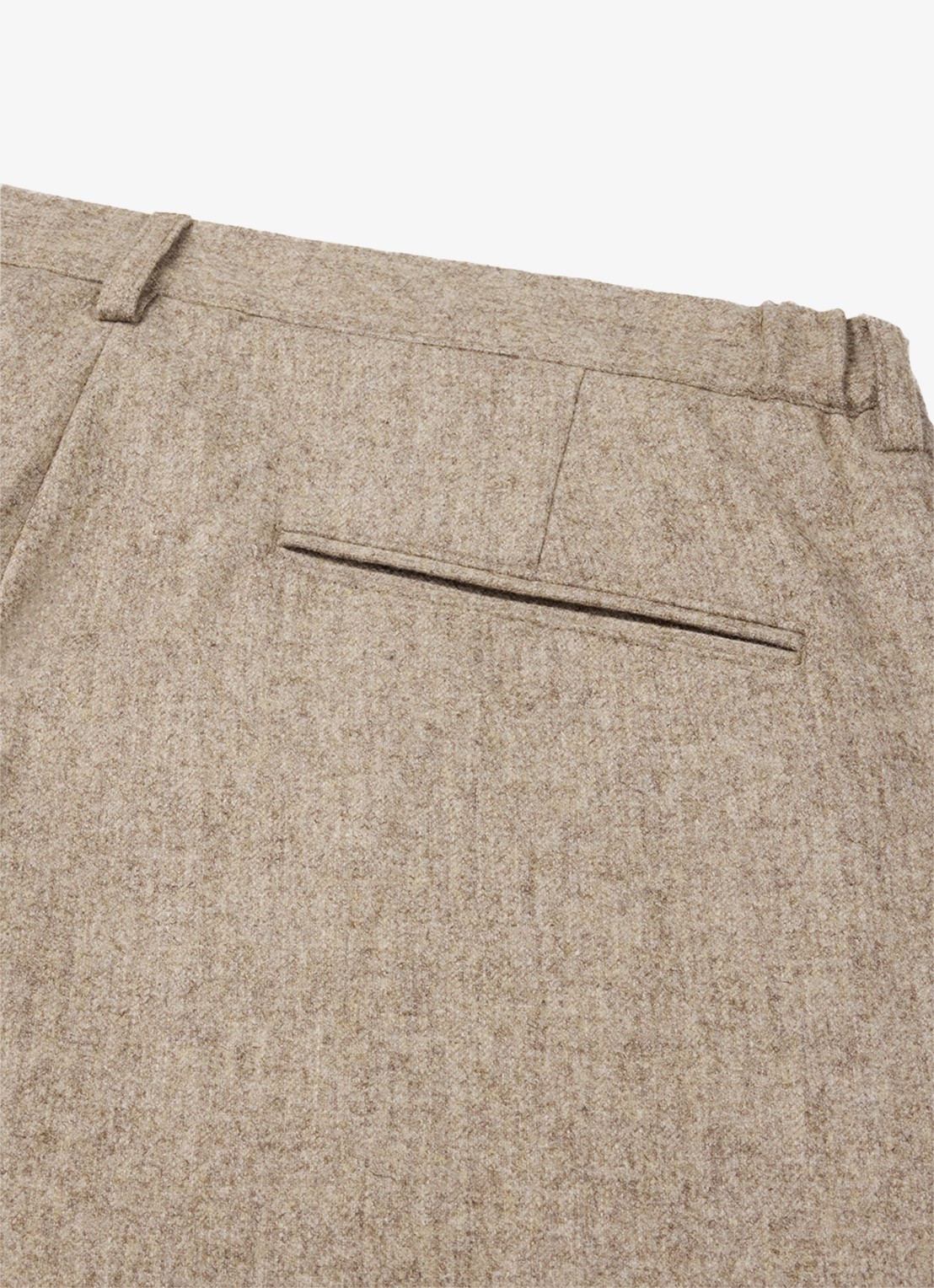 Profuomo Slim fit chino in wolblend - detail 2 beige