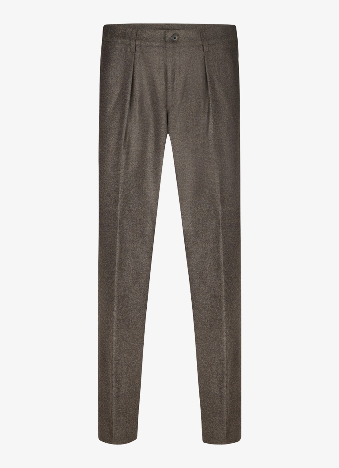 Profuomo Slim fit chino in wolblend - voorkant 4 antraciet