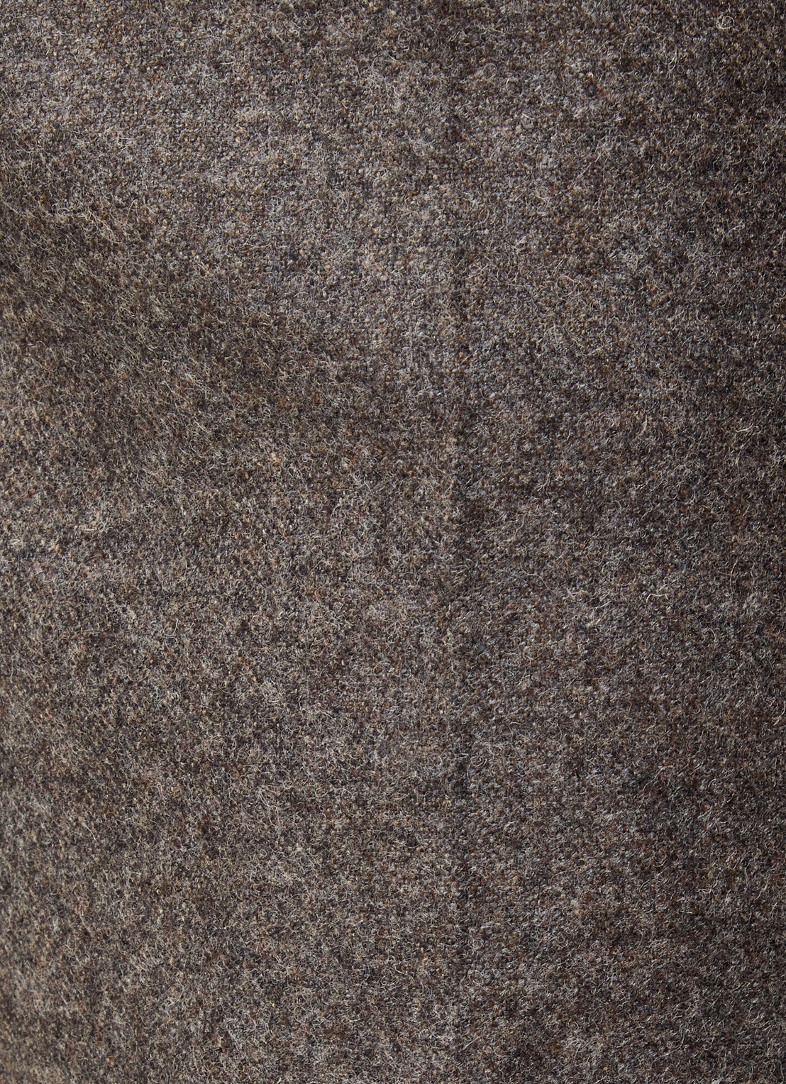 Profuomo Slim fit pantalon in wolblend met steekzakken - detail 8 middengrijs