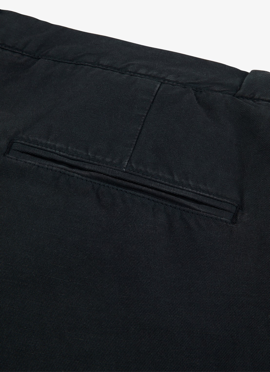 Profuomo Straight fit chino katoen linen blend - detail 3 blauw