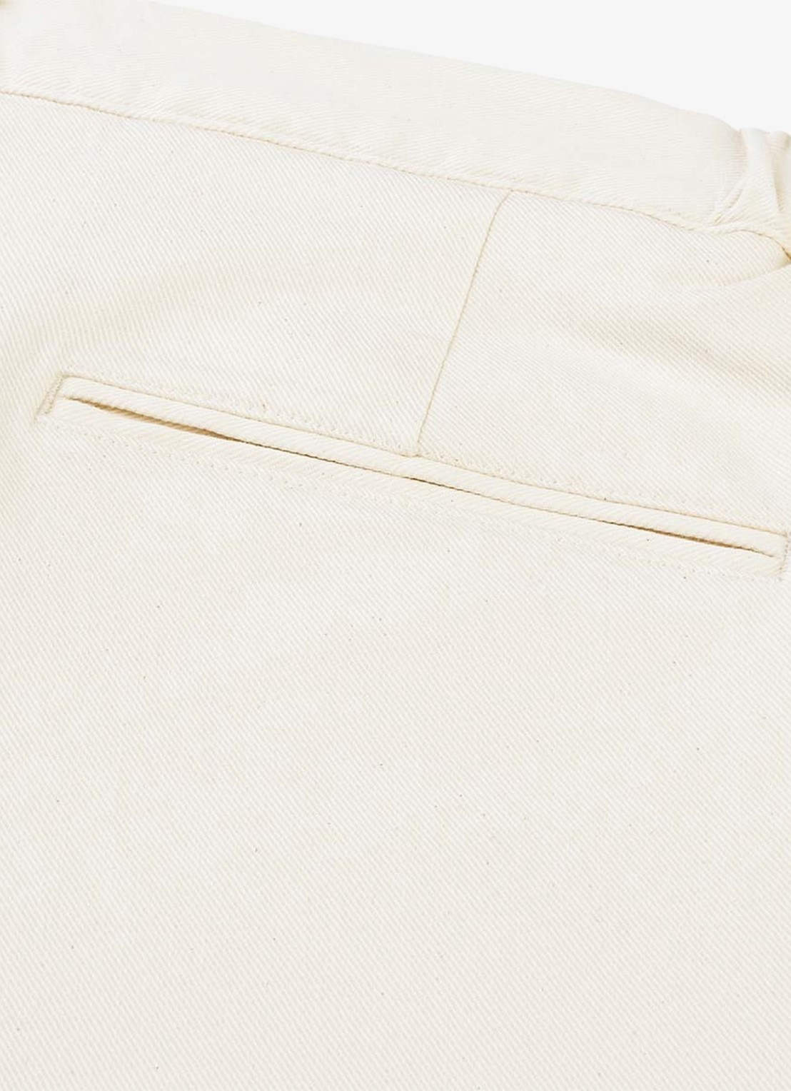 Profuomo Straight fit chino met steekzakken - detail 5 gebroken wit