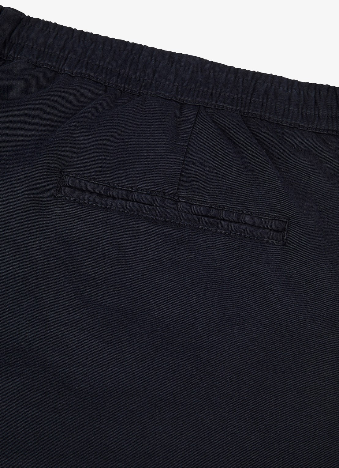 Profuomo Straight fit short met stretch - detail 3 donkerblauw