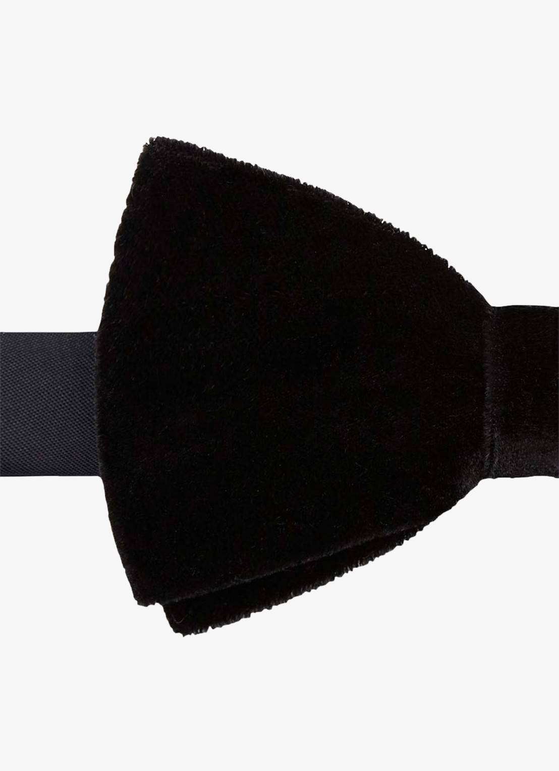 Profuomo Strik van velvet - detail zwart