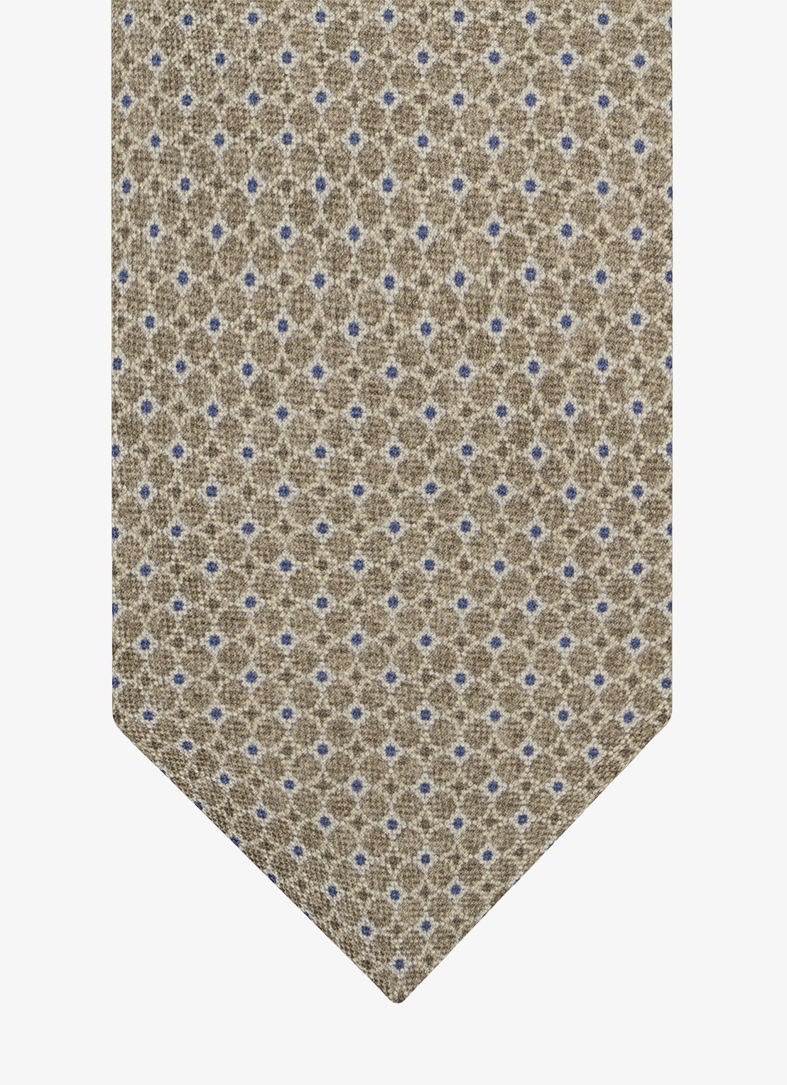 Profuomo Stropdas van zijde - detail 2 beige