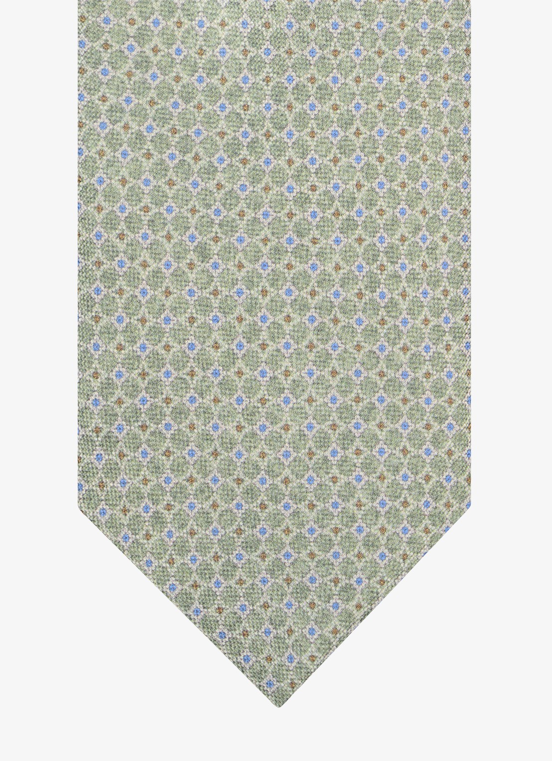Profuomo Stropdas van zijde - detail groen