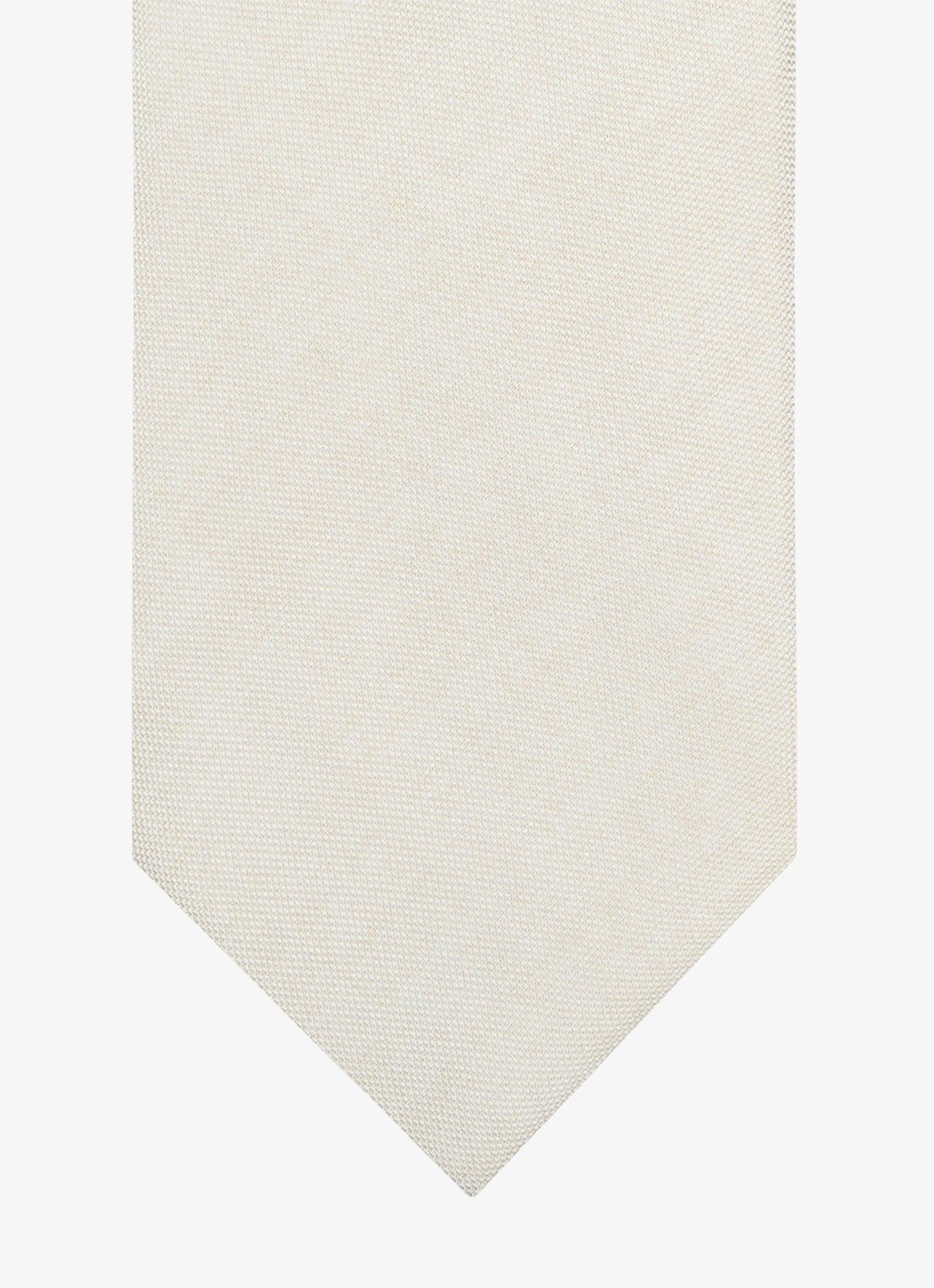 Profuomo Stropdas van zijde - detail gebroken wit