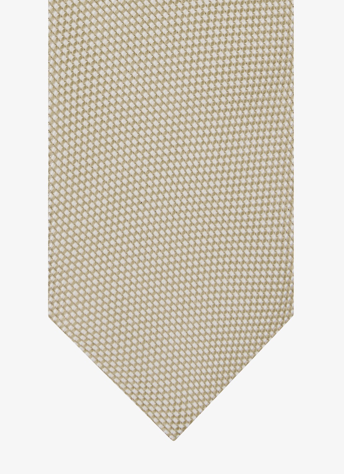 Profuomo Stropdas van zijde - detail 2 beige