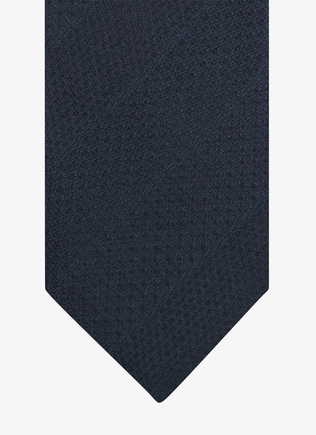 Profuomo Stropdas van zijde - detail 2 donkerblauw
